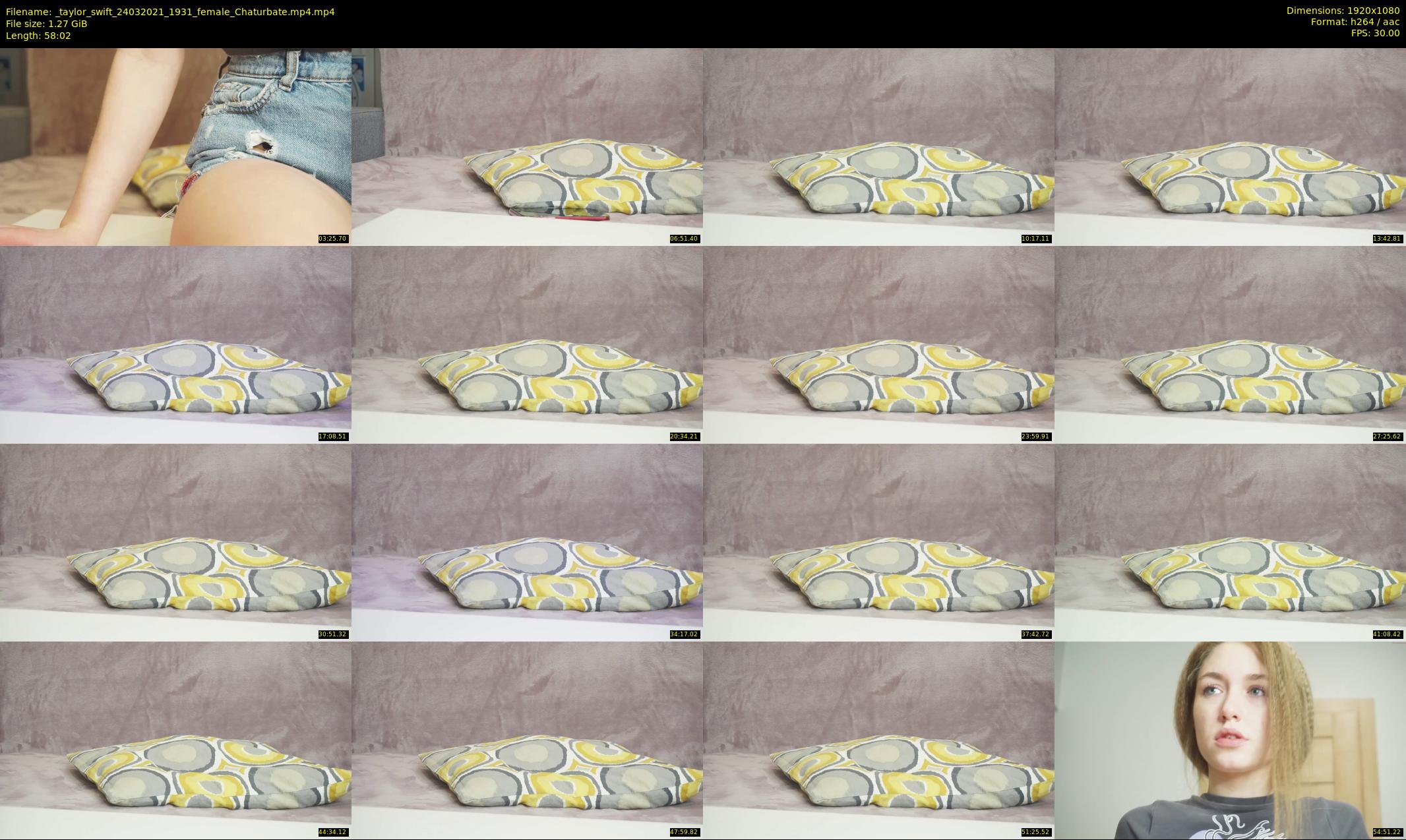 _taylor_swift — 59 minute Chaturbate female cam show recording, 1080p, Mar 24, 2021