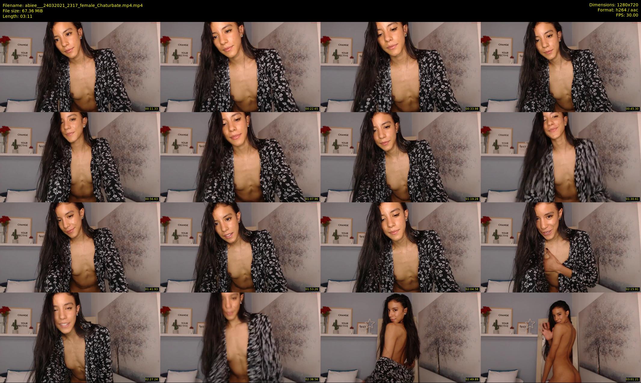 abiee__ — 4 minute Chaturbate female cam show recording, 720p, Mar 24, 2021