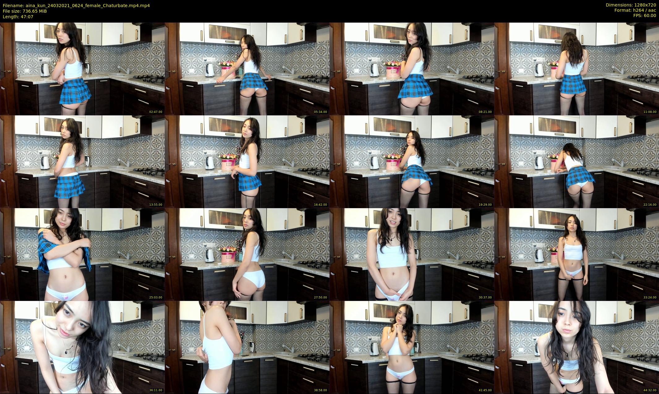 aina_kun — 48 minute Chaturbate female cam show recording, 720p, Mar 24, 2021