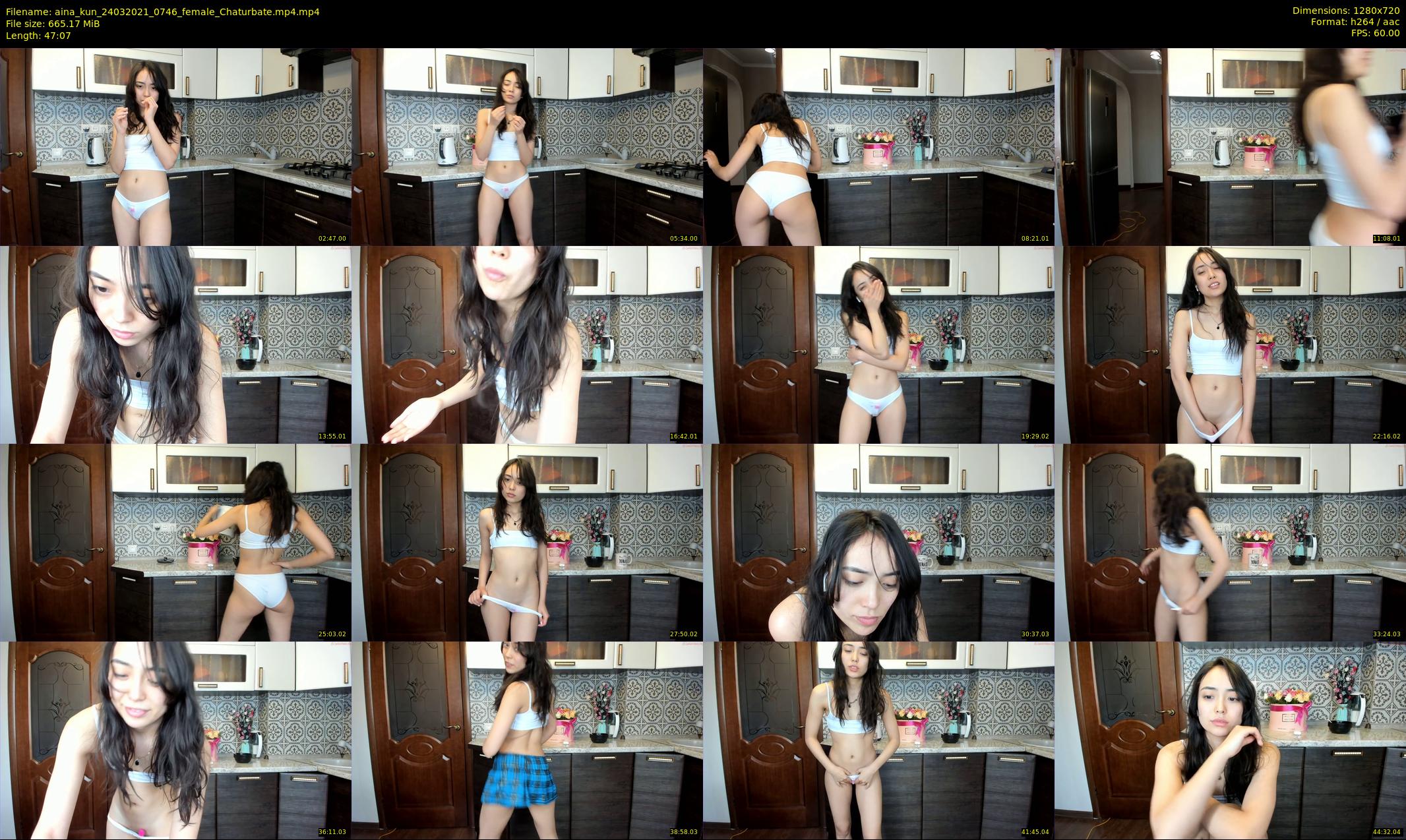 aina_kun — 48 minute Chaturbate female cam show recording, 720p, Mar 24, 2021