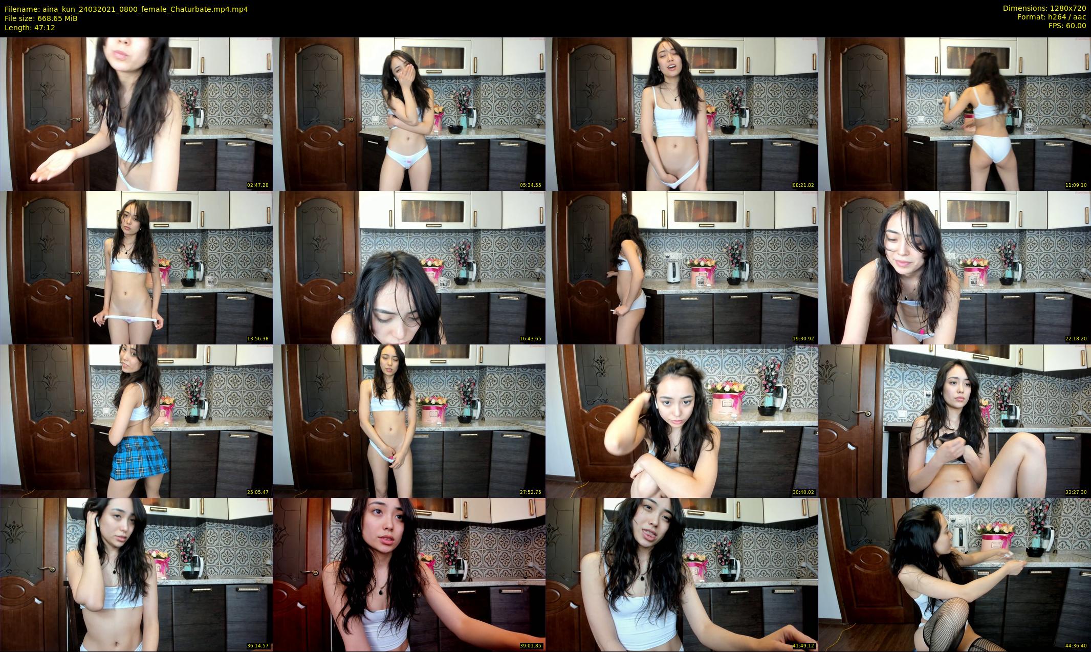 aina_kun — 48 minute Chaturbate female cam show recording, 720p, Mar 24, 2021