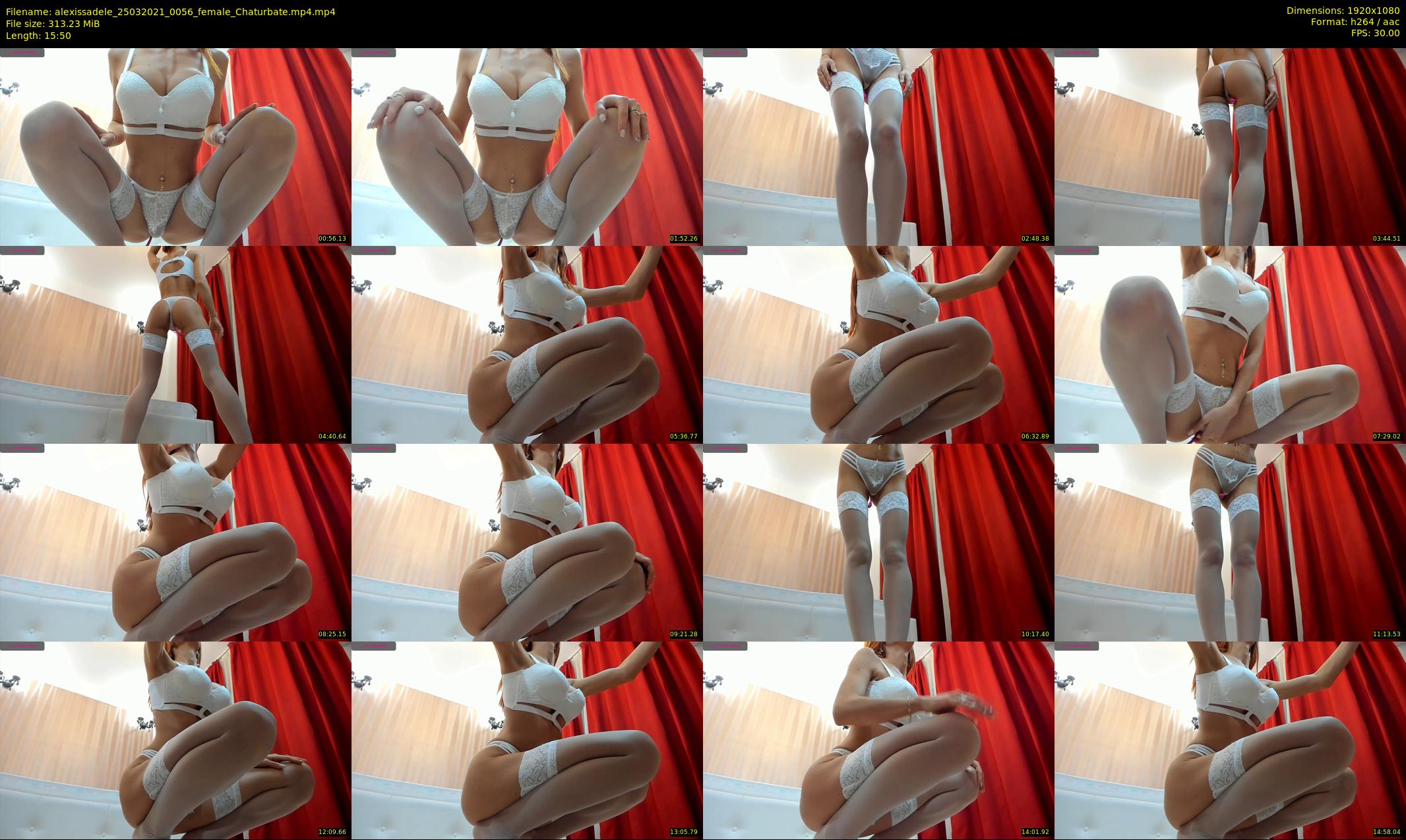 alexissadele — 16 minute Chaturbate female cam show recording, 1080p, Mar 25, 2021