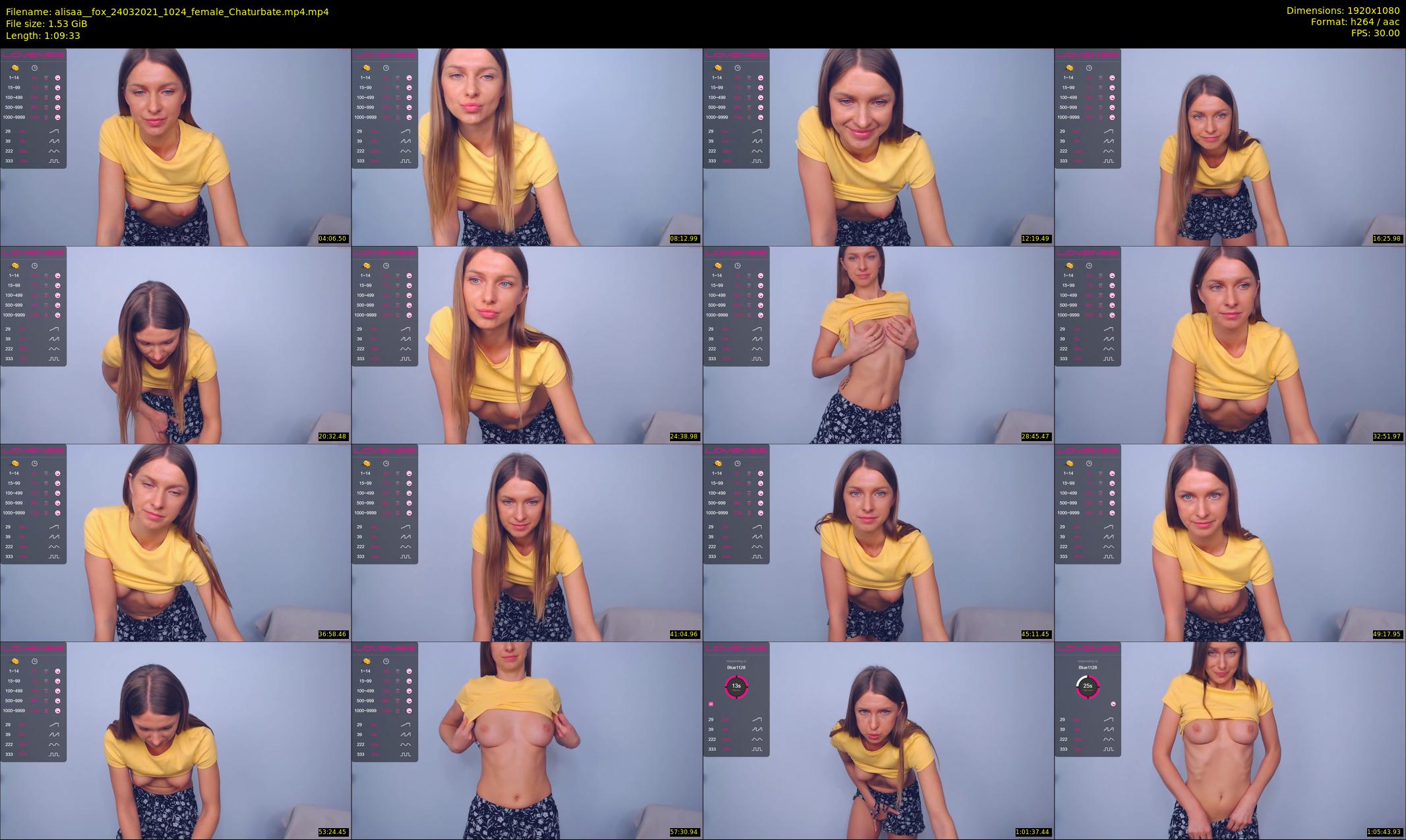 alisaa__fox — 70 minute Chaturbate female cam show recording, 1080p, Mar 24, 2021
