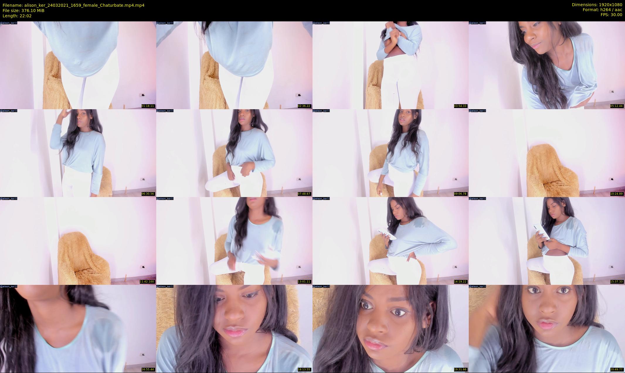 alison_ker — 23 minute Chaturbate female cam show recording, 1080p, Mar 24, 2021