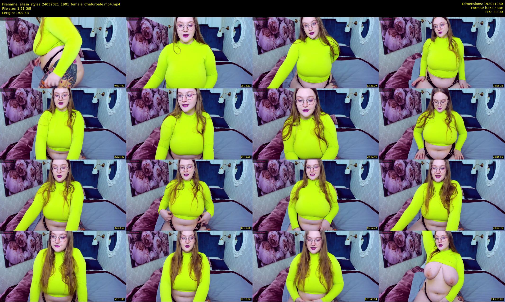alissa_styles — 70 minute Chaturbate female cam show recording, 1080p, Mar 24, 2021