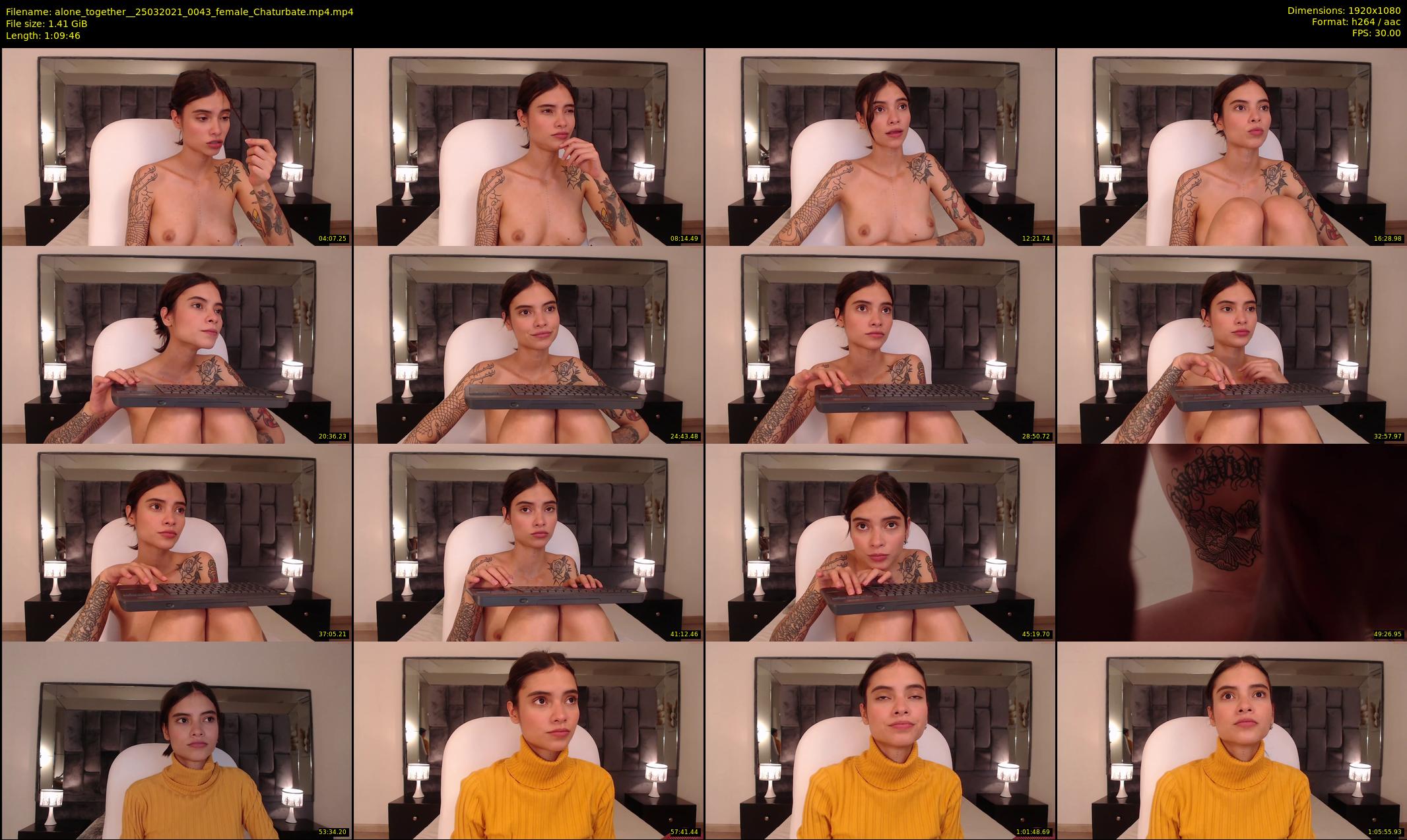 alone_together_ — 70 minute Chaturbate female cam show recording, 1080p, Mar 25, 2021