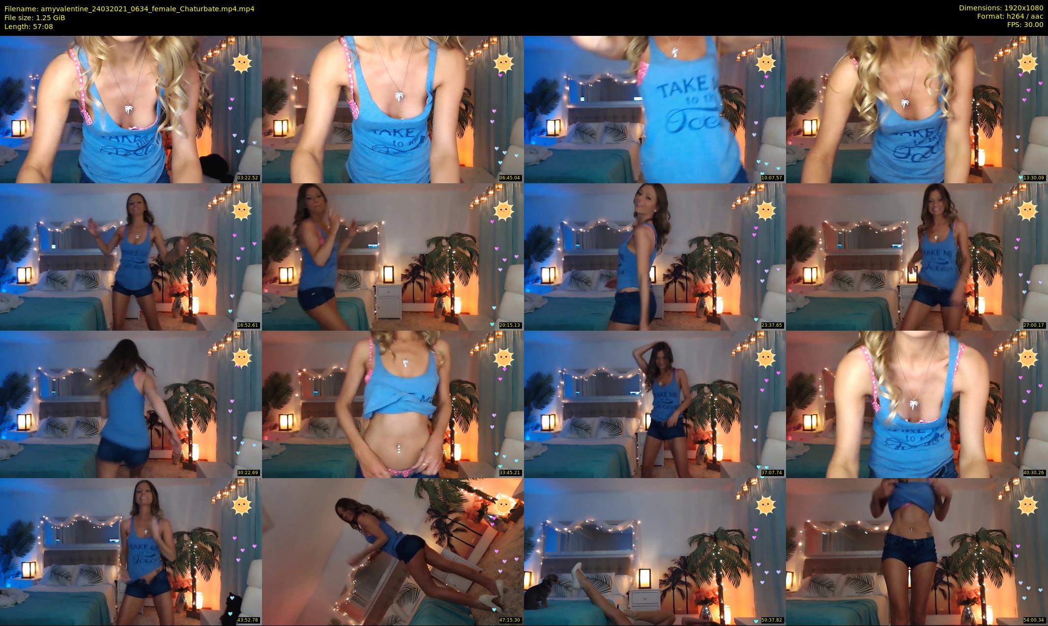amyvalentine — 58 minute Chaturbate female cam show recording, 1080p, Mar 24, 2021