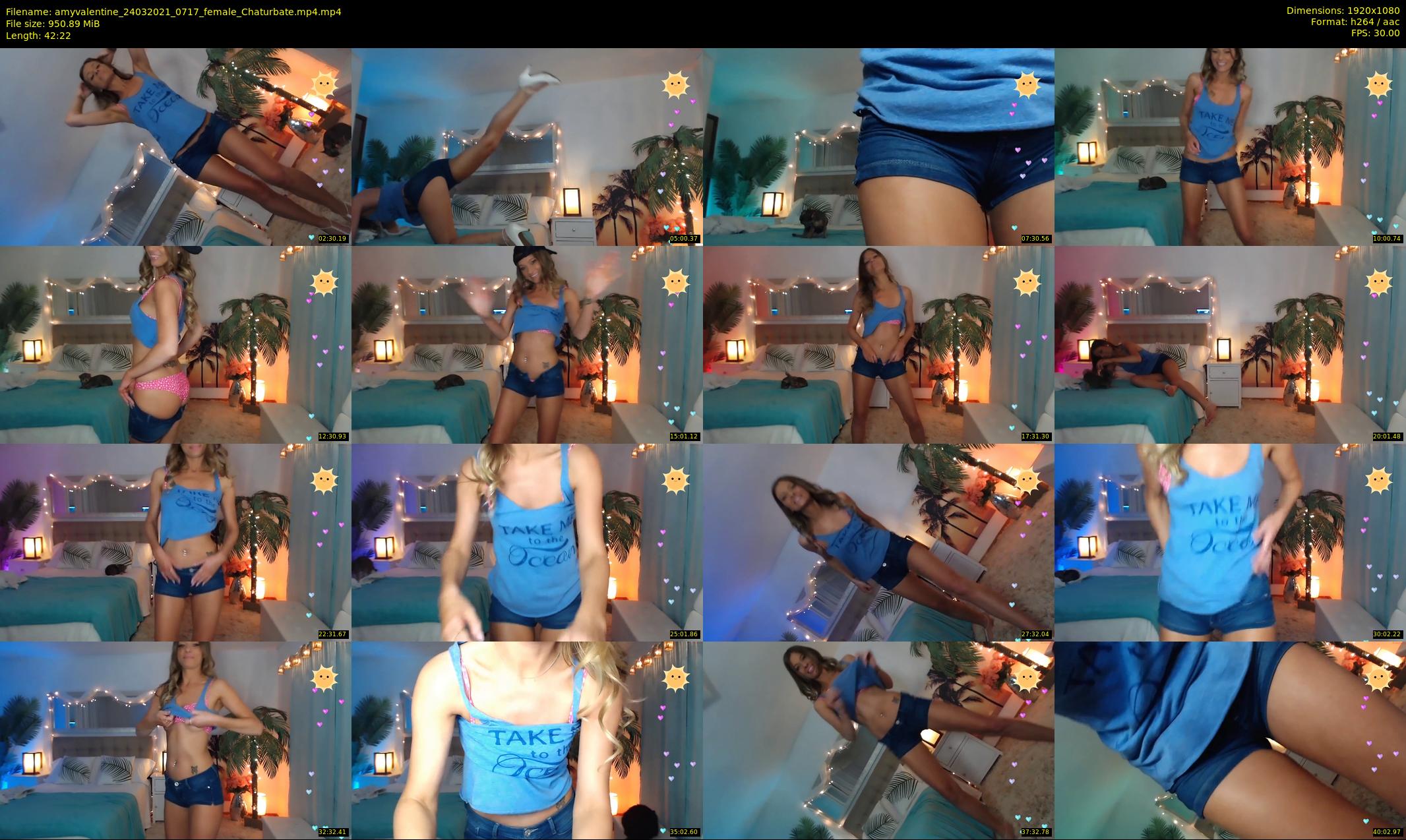amyvalentine — 43 minute Chaturbate female cam show recording, 1080p, Mar 24, 2021