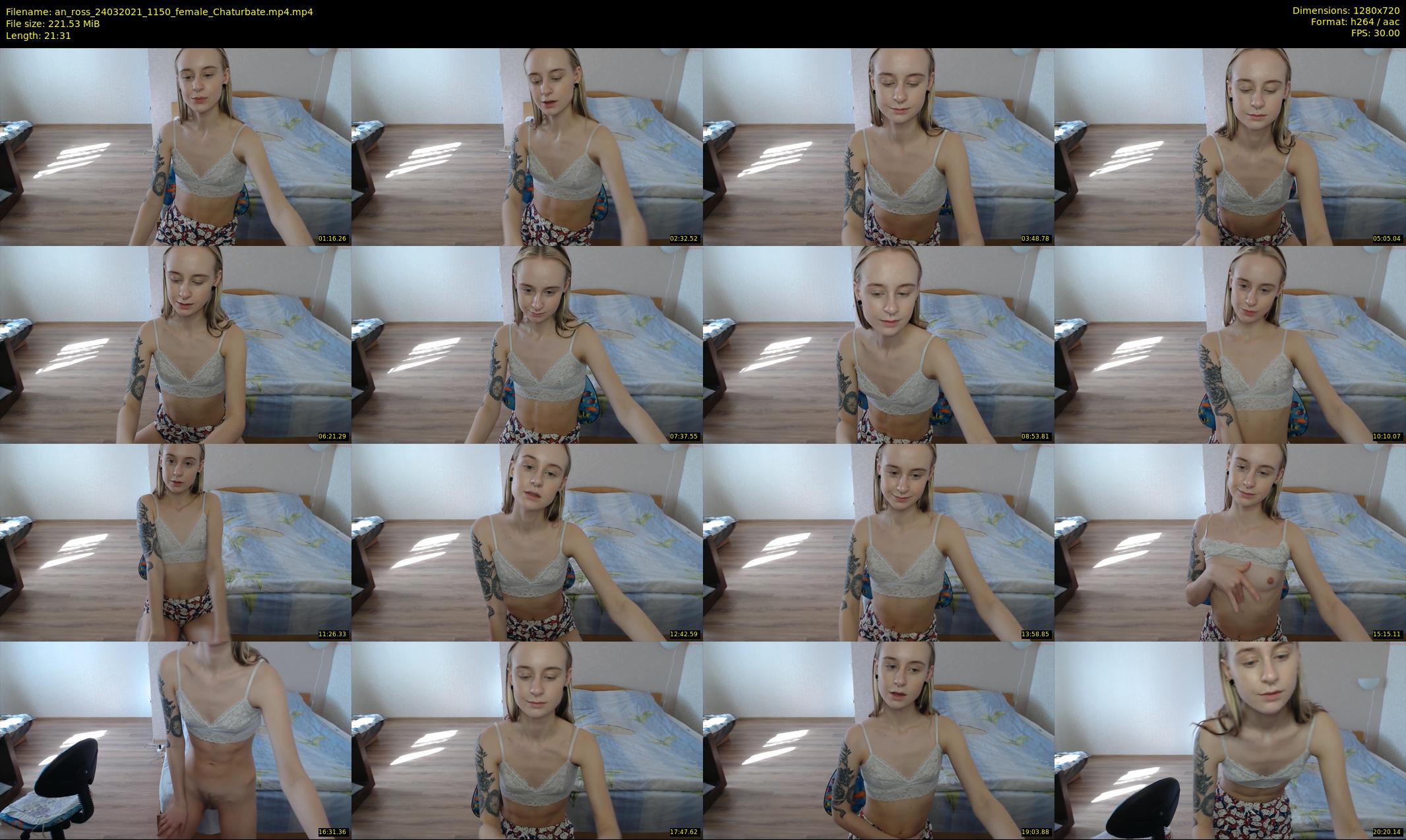 an_ross — 22 minute Chaturbate female cam show recording, 720p, Mar 24, 2021