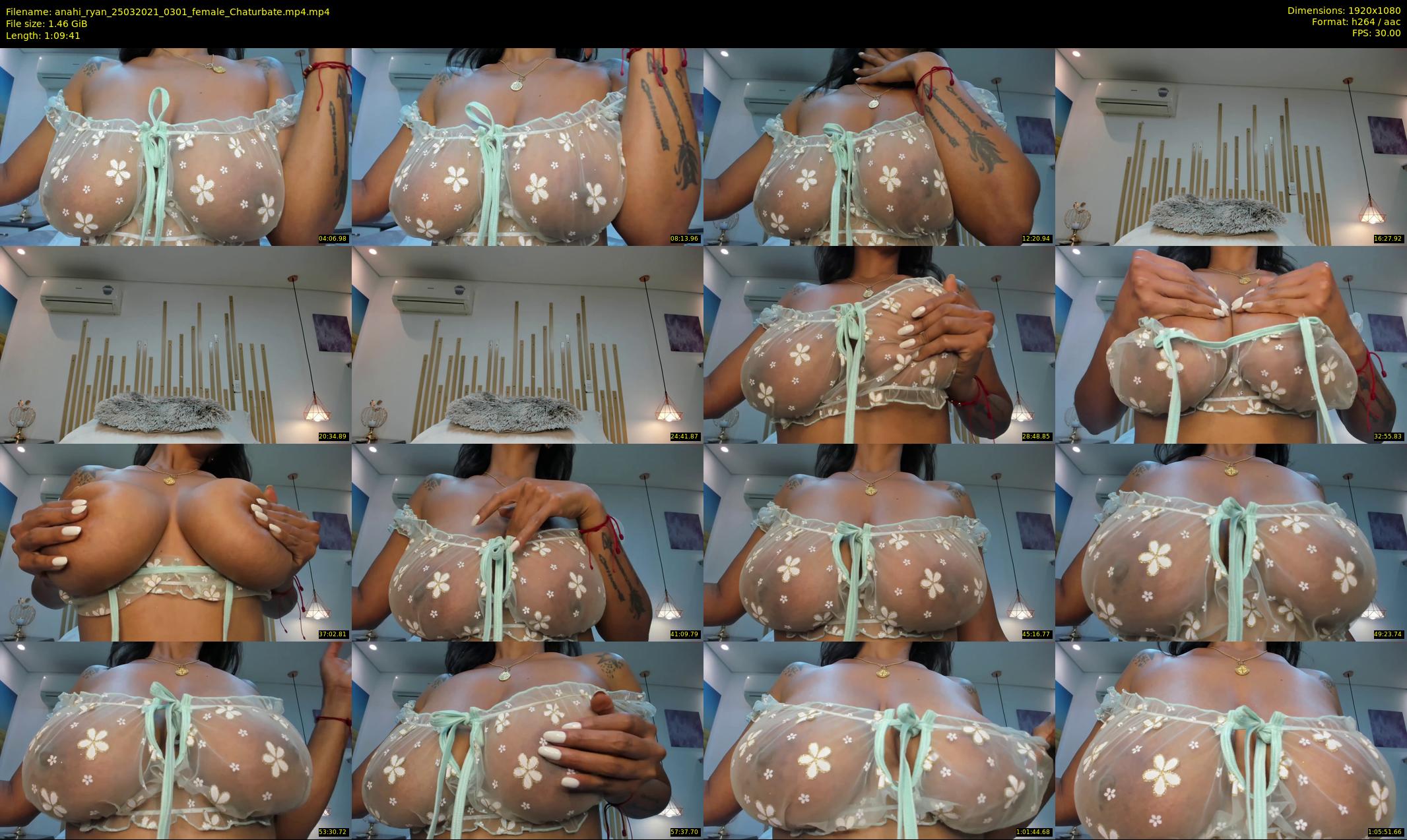 anahi_ryan — 70 minute Chaturbate female cam show recording, 1080p, Mar 25, 2021