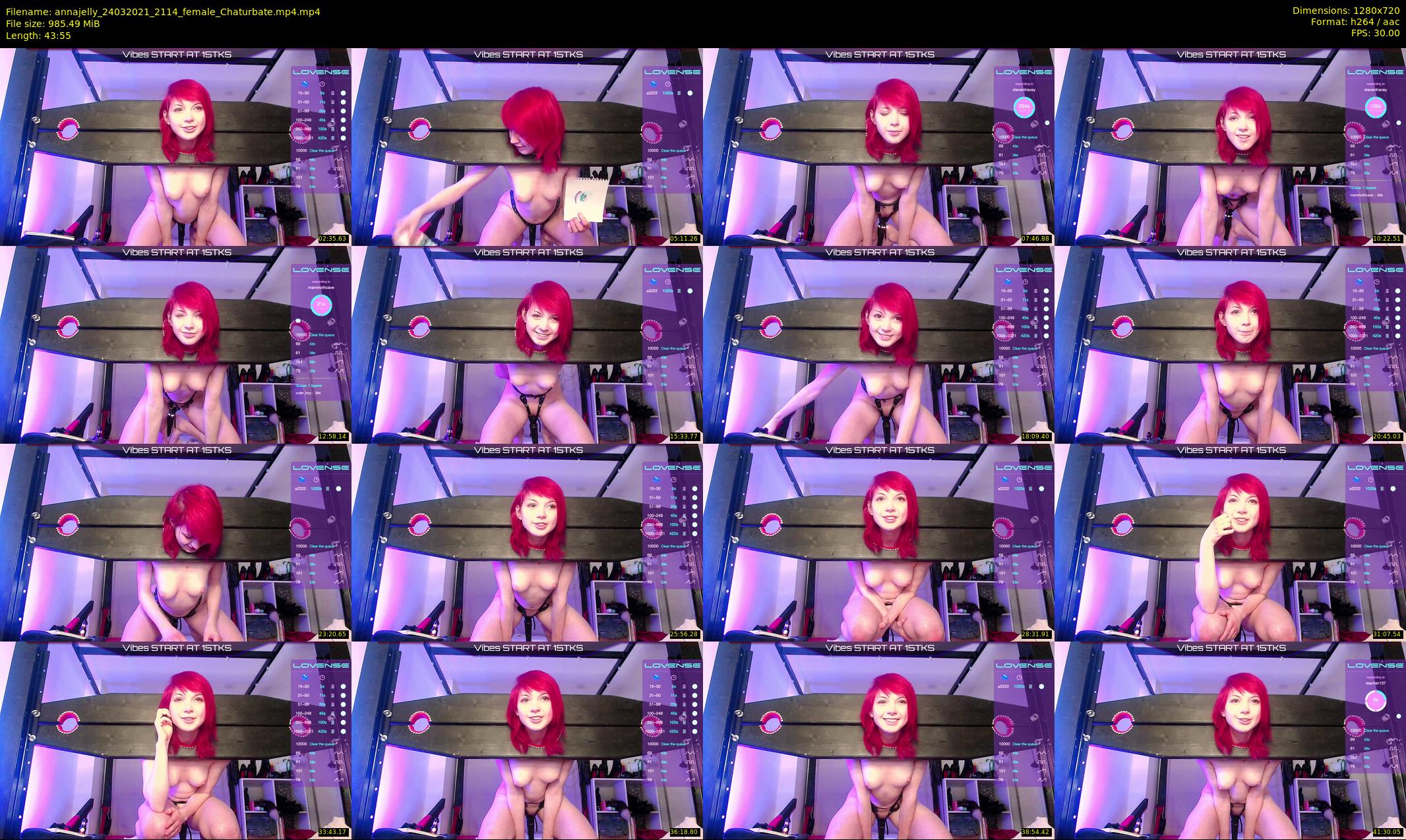 annajelly — 44 minute Chaturbate couple cam show recording, 720p, Mar 24, 2021