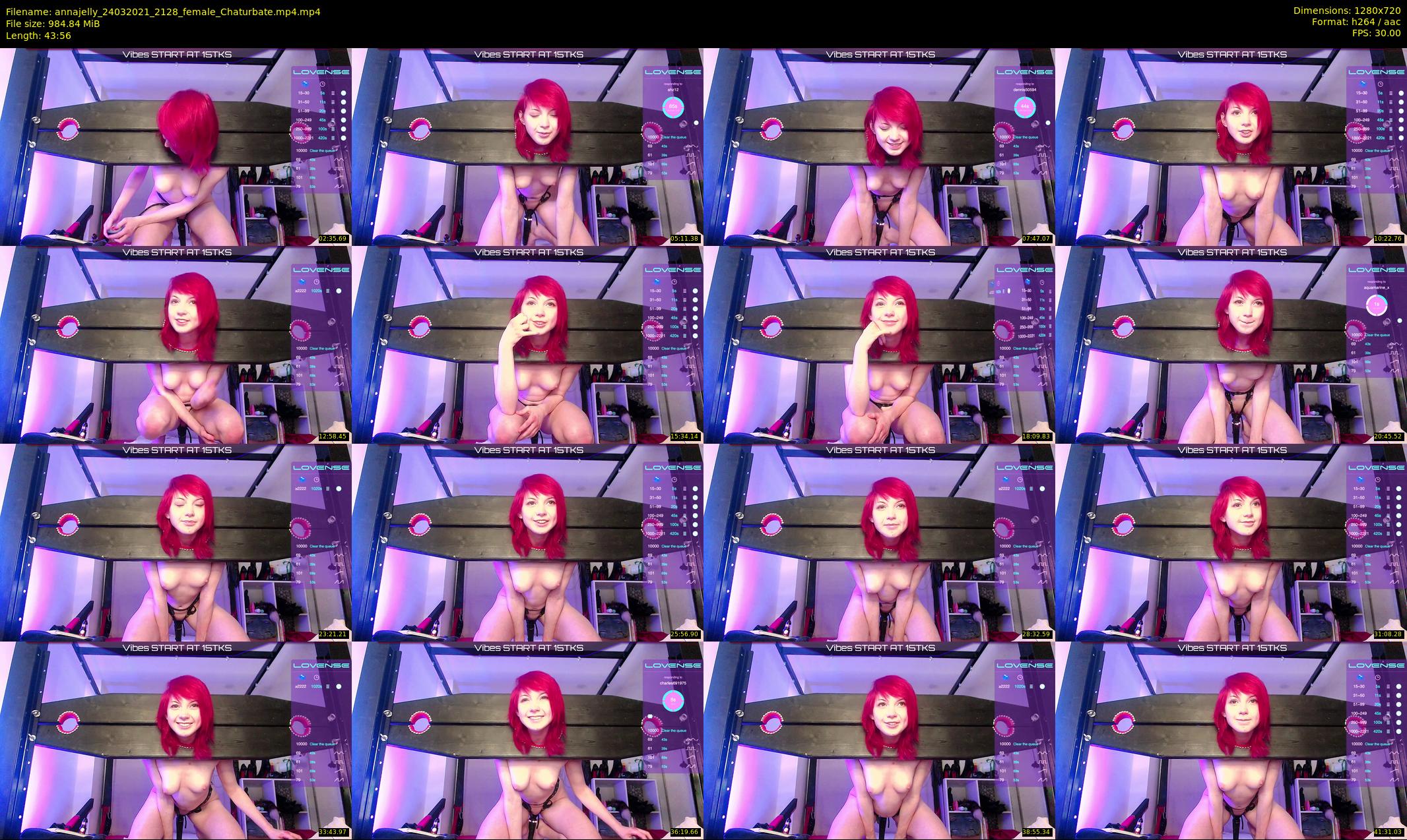 annajelly — 44 minute Chaturbate couple cam show recording, 720p, Mar 24, 2021
