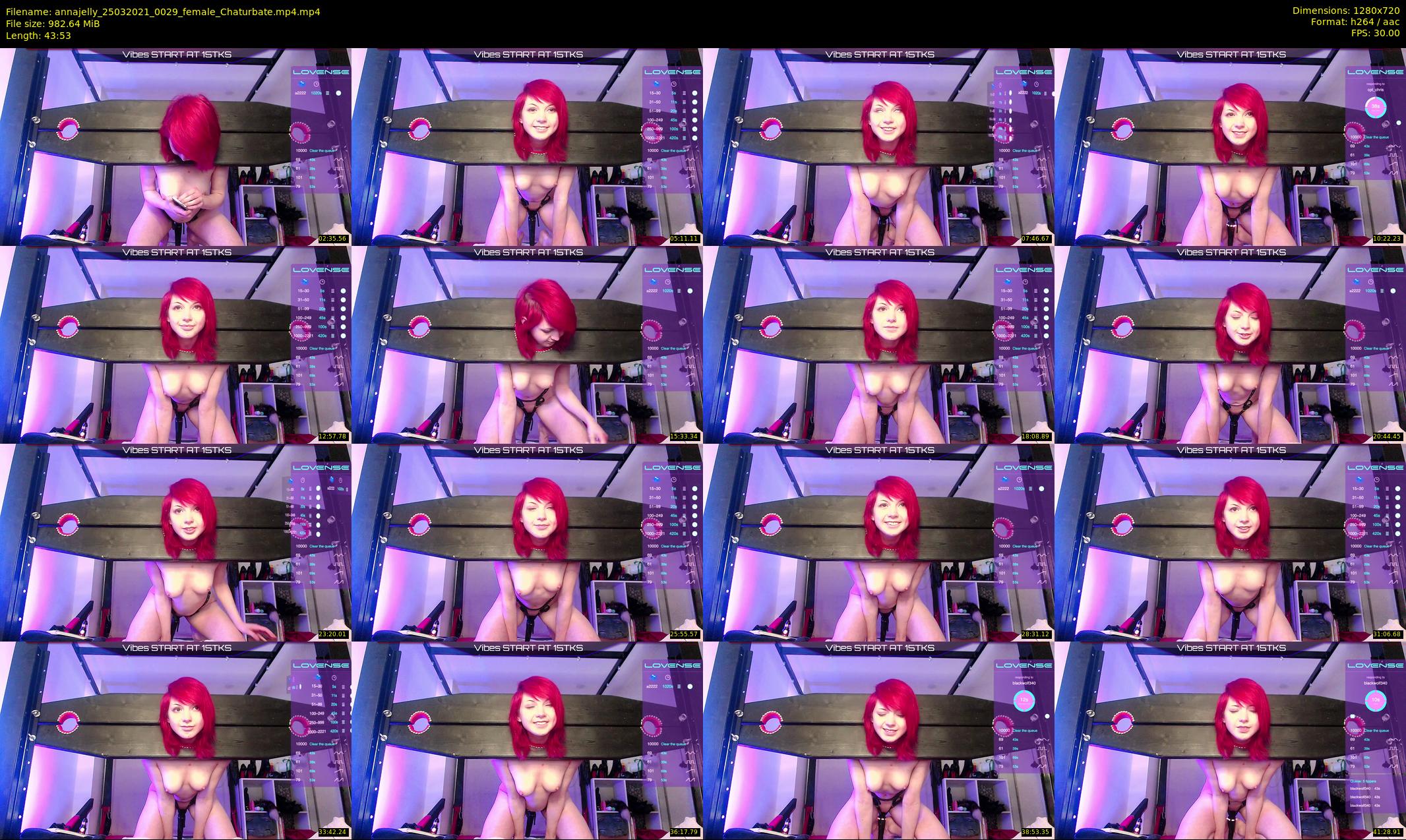 annajelly — 44 minute Chaturbate couple cam show recording, 720p, Mar 25, 2021
