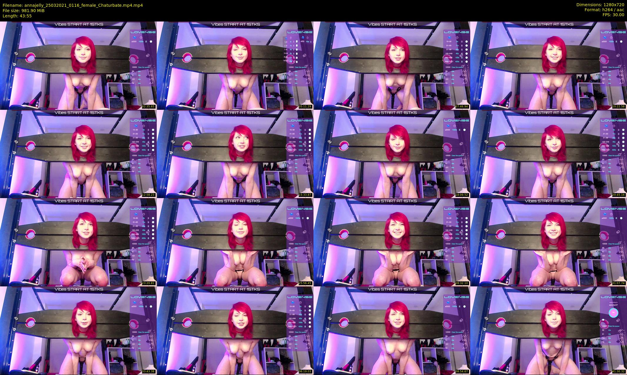 annajelly — 44 minute Chaturbate couple cam show recording, 720p, Mar 25, 2021