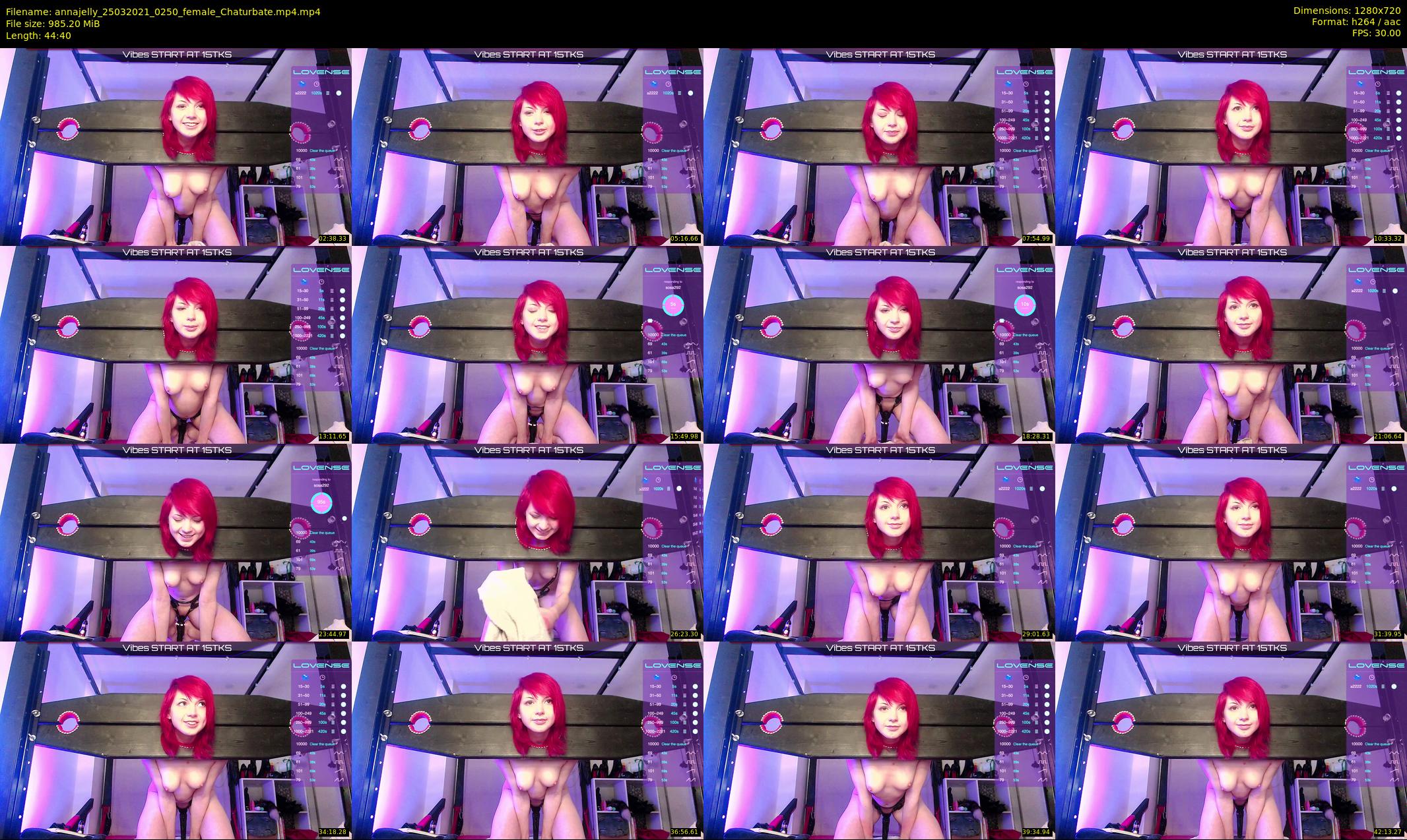 annajelly — 45 minute Chaturbate couple cam show recording, 720p, Mar 25, 2021