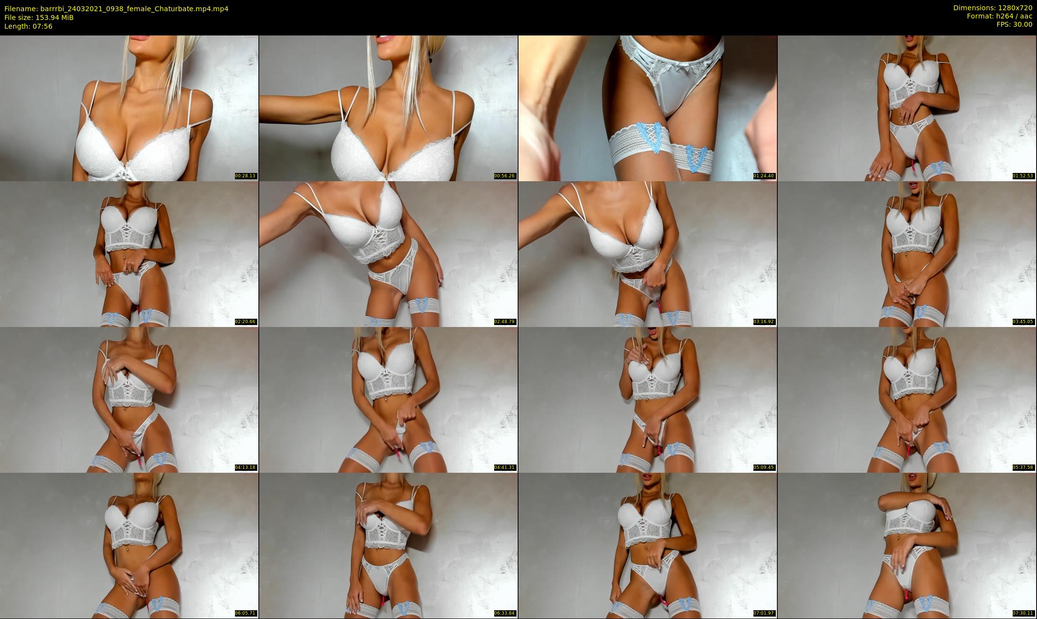 barrrbi — 8 minute Chaturbate female cam show recording, 720p, Mar 24, 2021