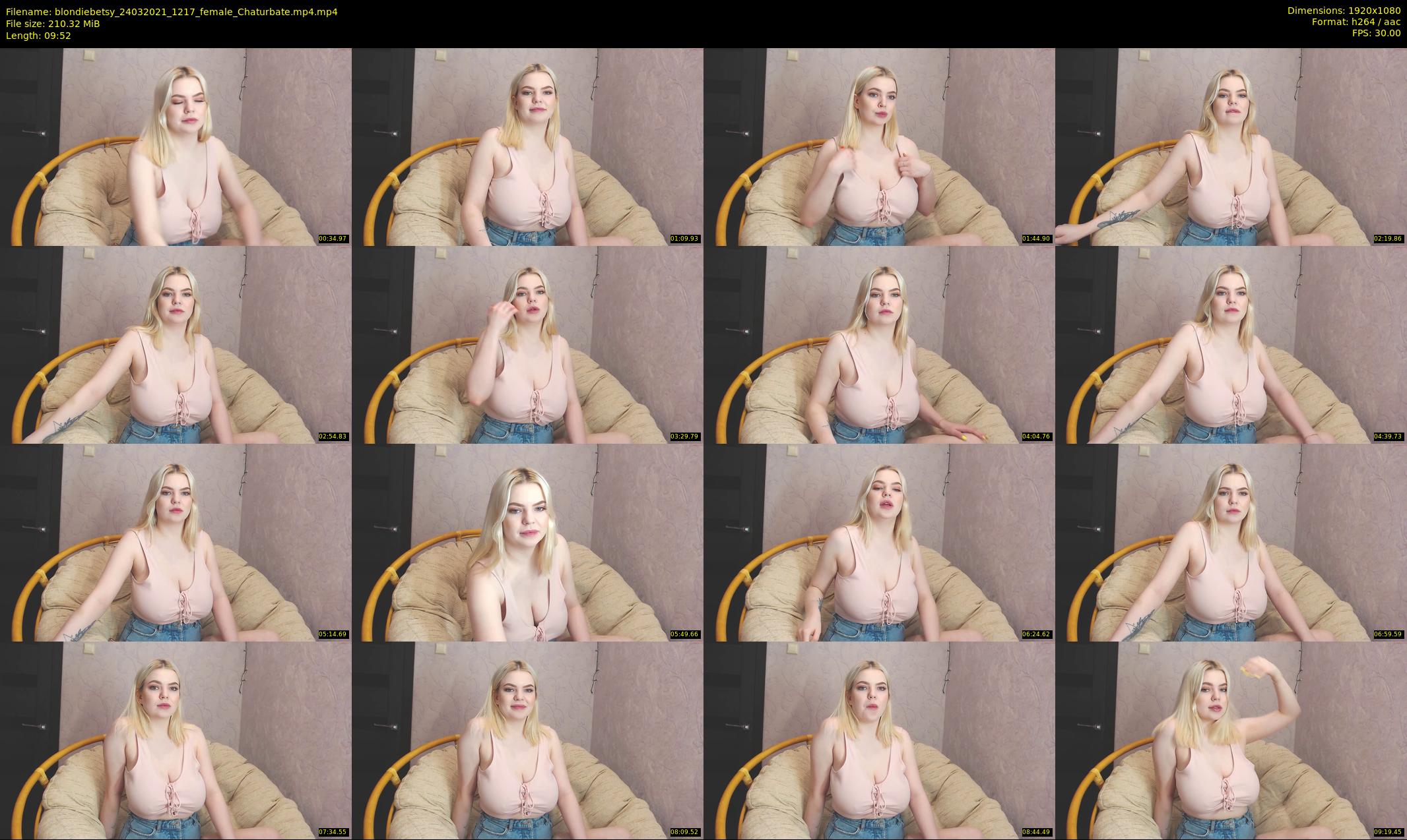blondiebetsy — 10 minute Chaturbate female cam show recording, 1080p, Mar 24, 2021