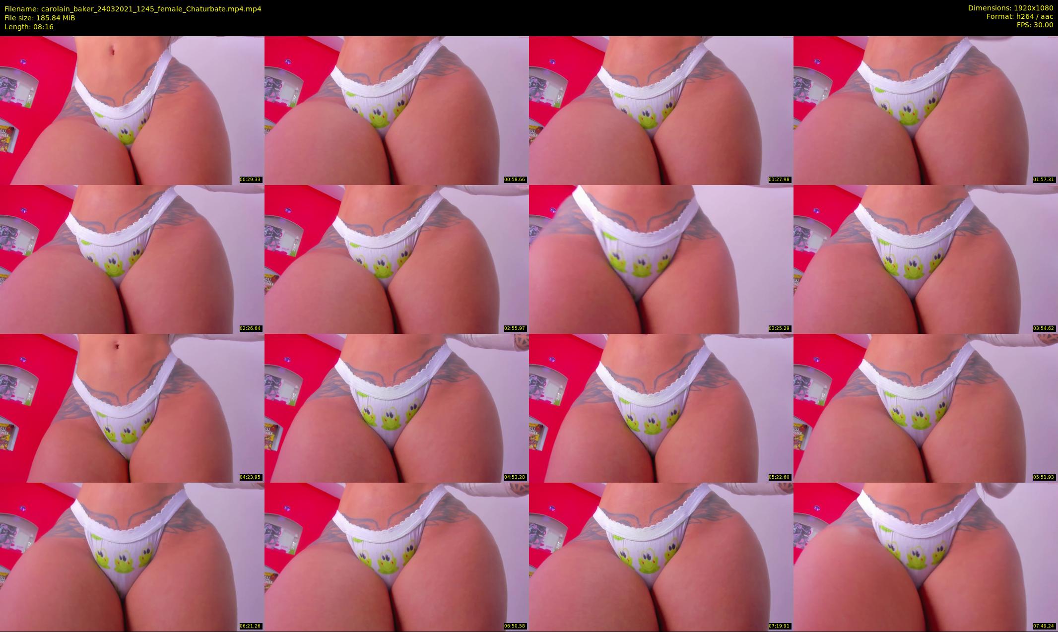carolain_baker — 9 minute Chaturbate female cam show recording, 1080p, Mar 24, 2021