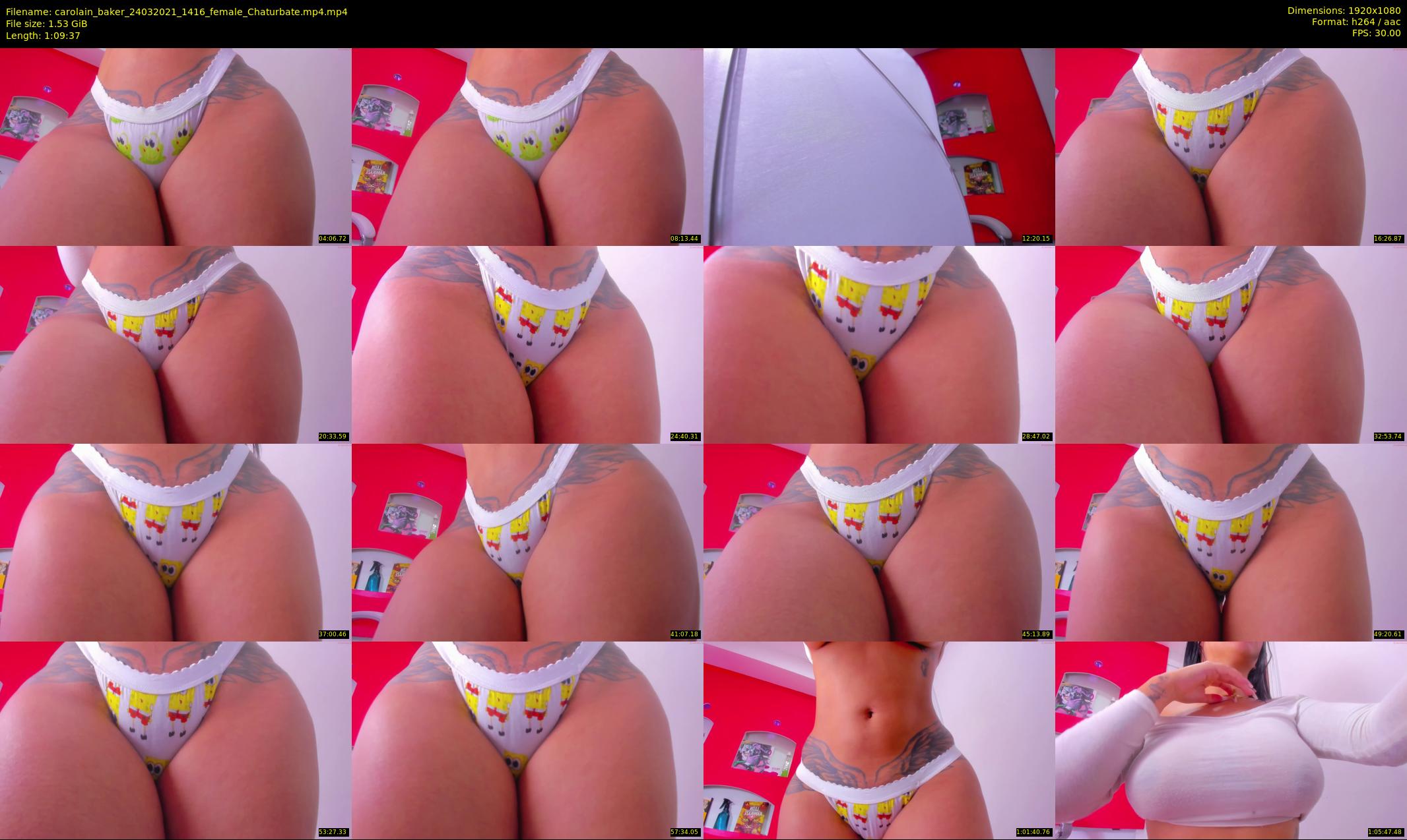 carolain_baker — 70 minute Chaturbate female cam show recording, 1080p, Mar 24, 2021