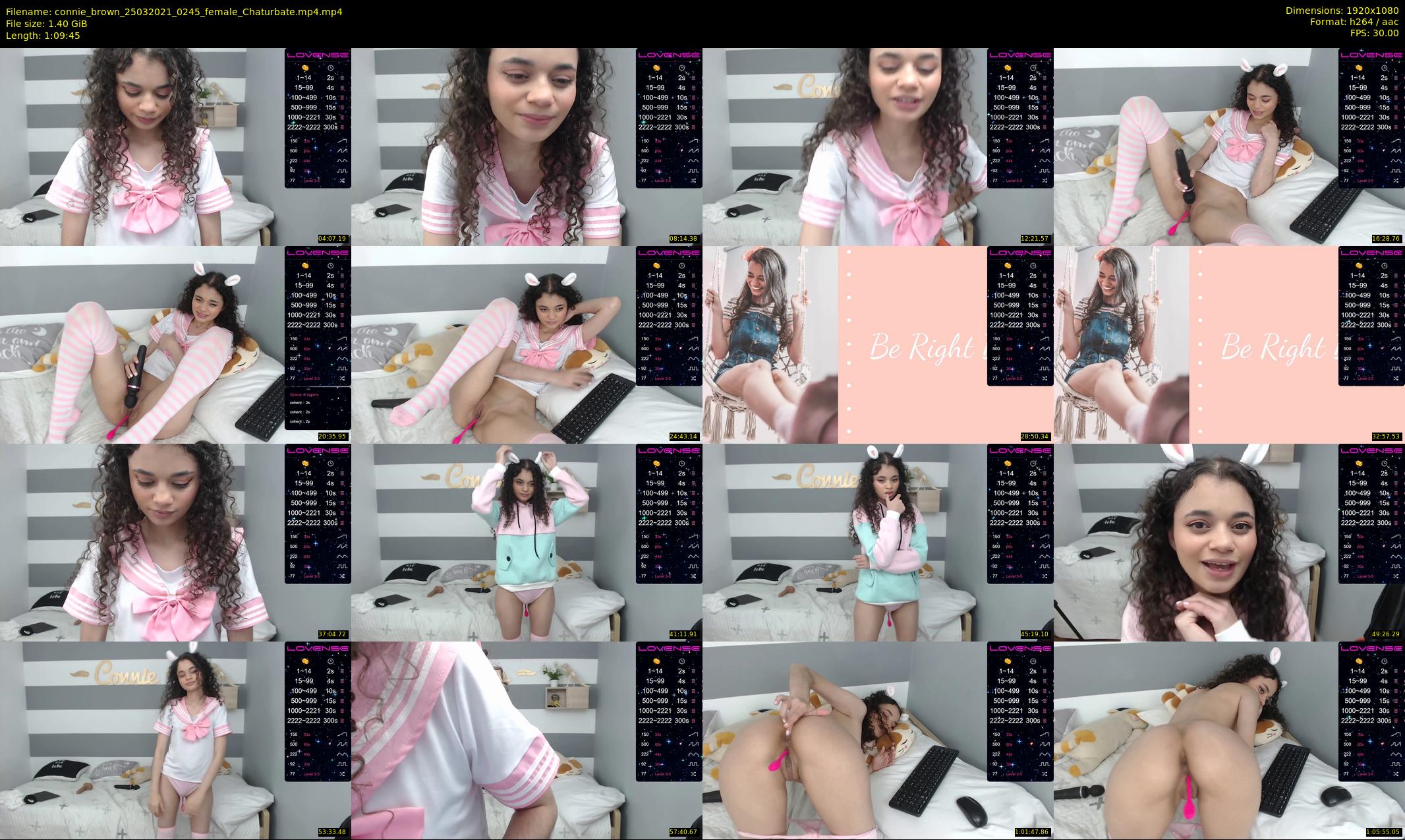 connie_brown — 70 minute Chaturbate female cam show recording, 1080p, Mar 25, 2021