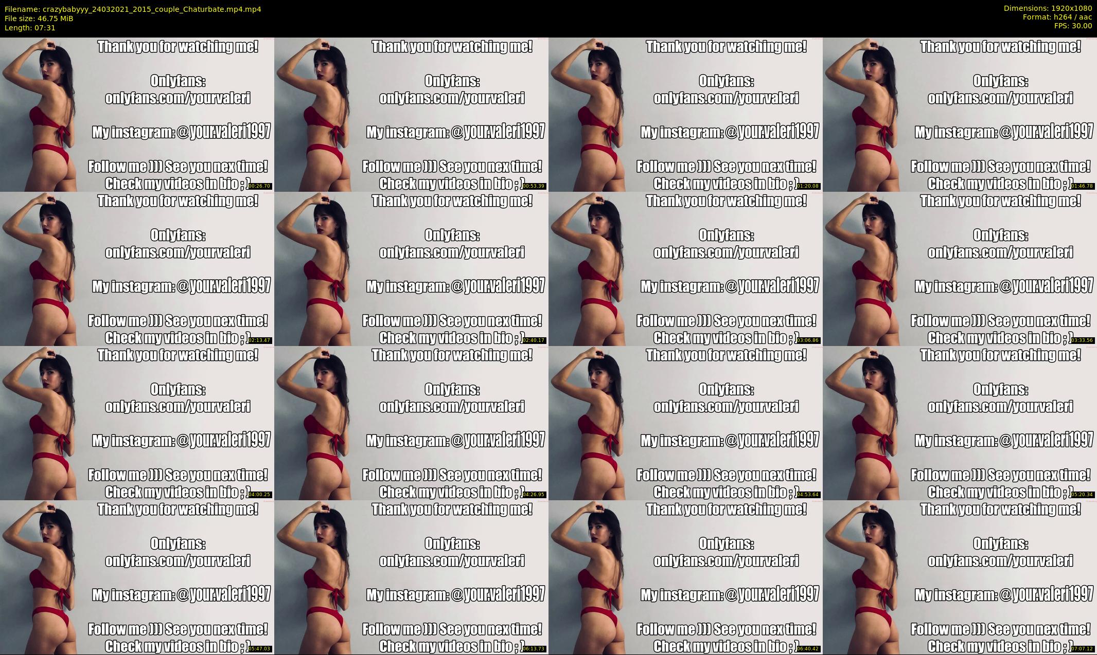 crazybabyyy — 8 minute Chaturbate couple cam show recording, 1080p, Mar 24, 2021