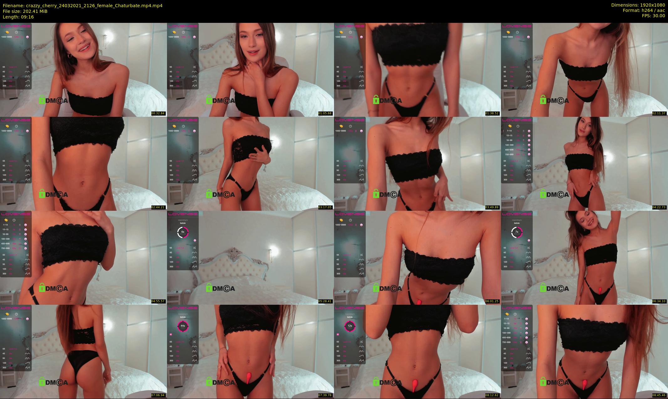 crazzy_cherry — 10 minute Chaturbate female cam show recording, 1080p, Mar 24, 2021
