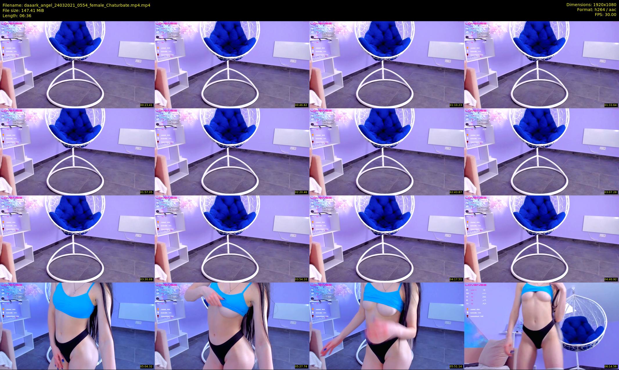 daaark_angel — 7 minute Chaturbate female cam show recording, 1080p, Mar 24, 2021