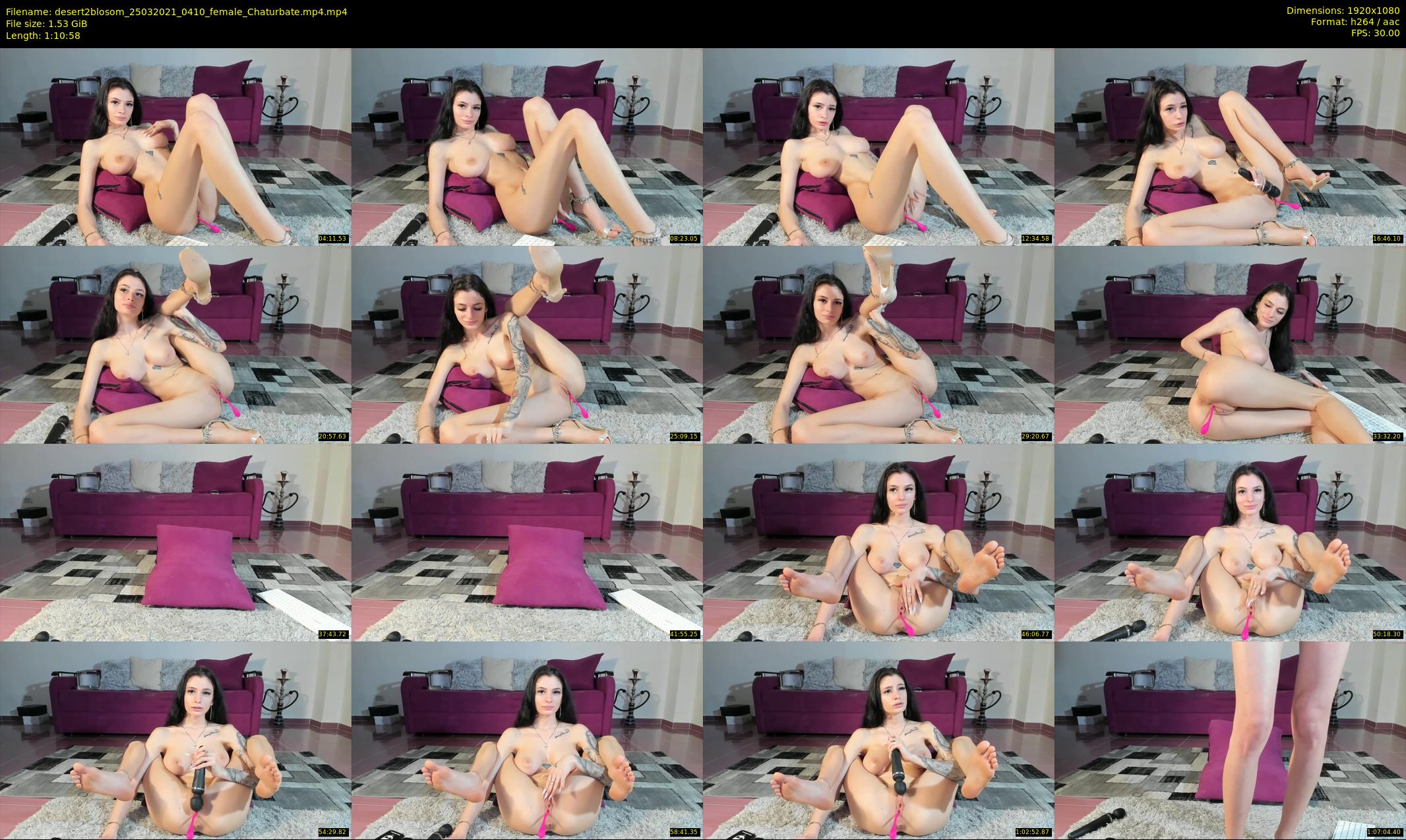 desert2blosom — 71 minute Chaturbate female cam show recording, 1080p, Mar 25, 2021