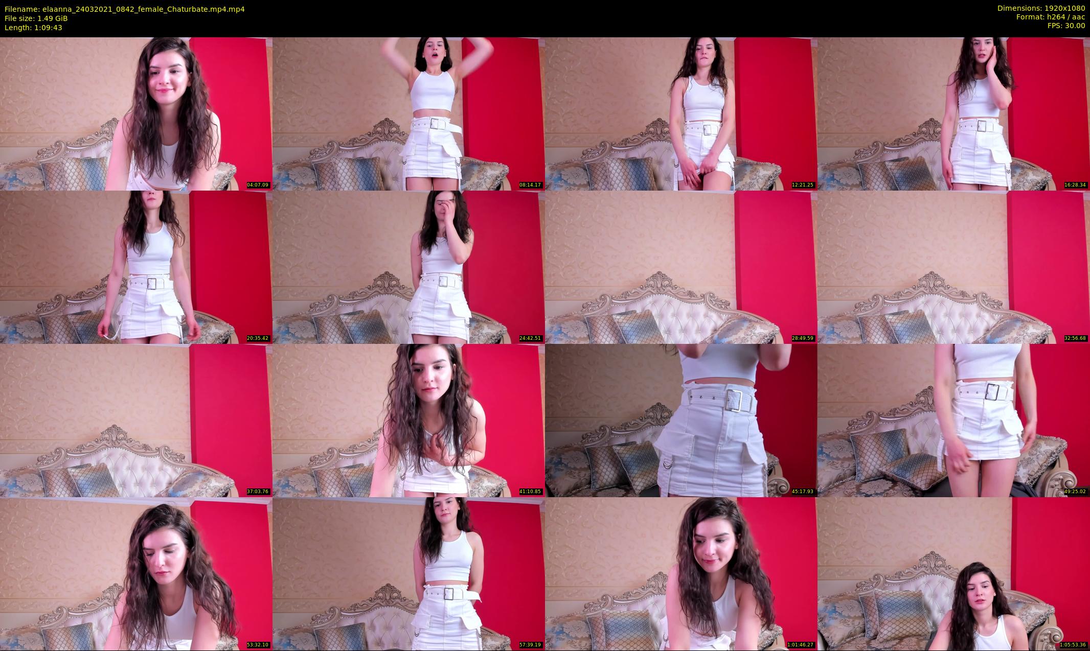 elaanna — 70 minute Chaturbate female cam show recording, 1080p, Mar 24, 2021
