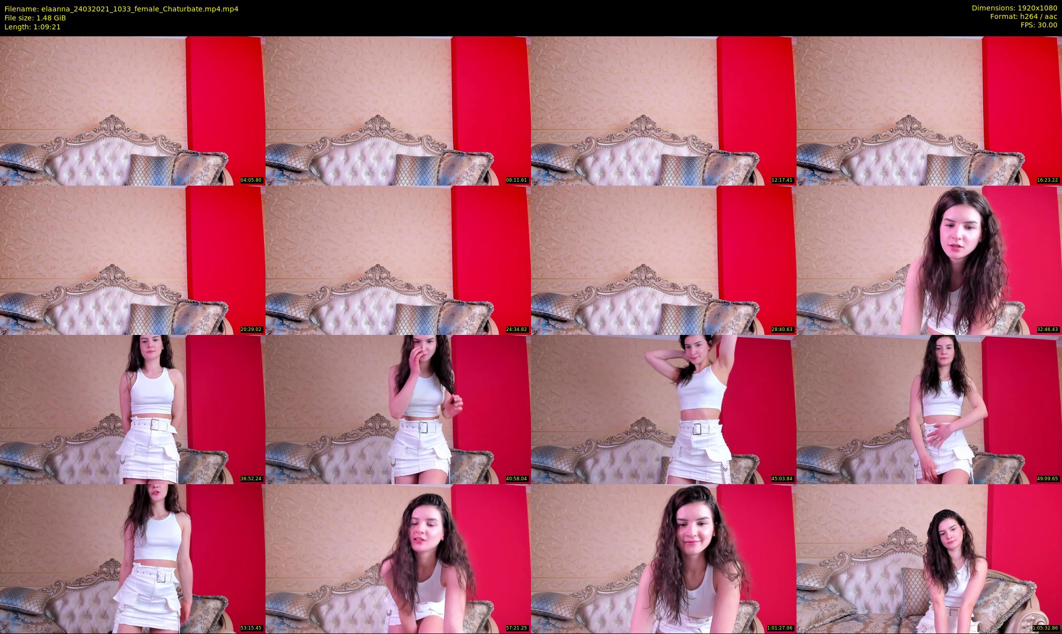 elaanna — 70 minute Chaturbate female cam show recording, 1080p, Mar 24, 2021