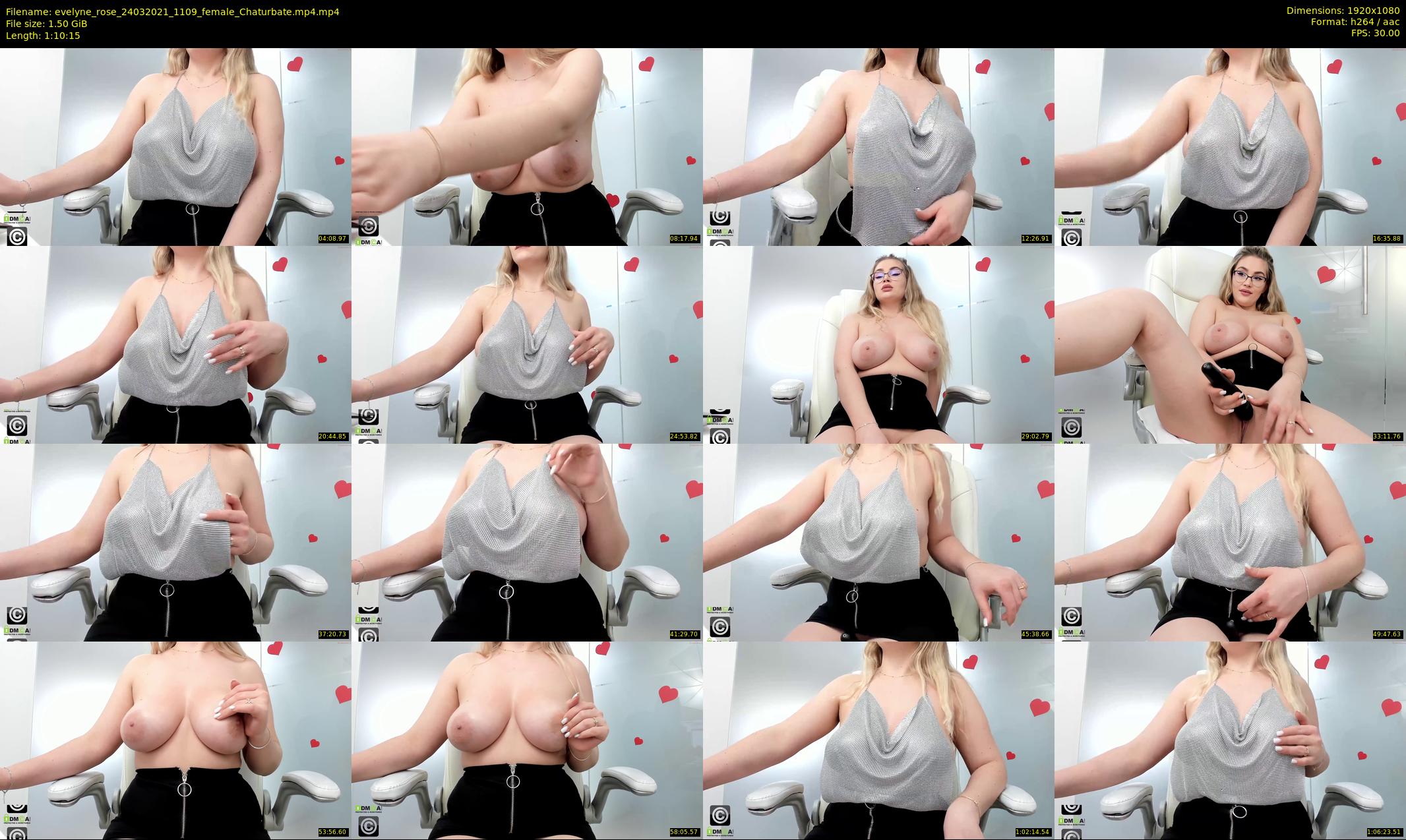 evelyne_rose — 71 minute Chaturbate female cam show recording, 1080p, Mar 24, 2021