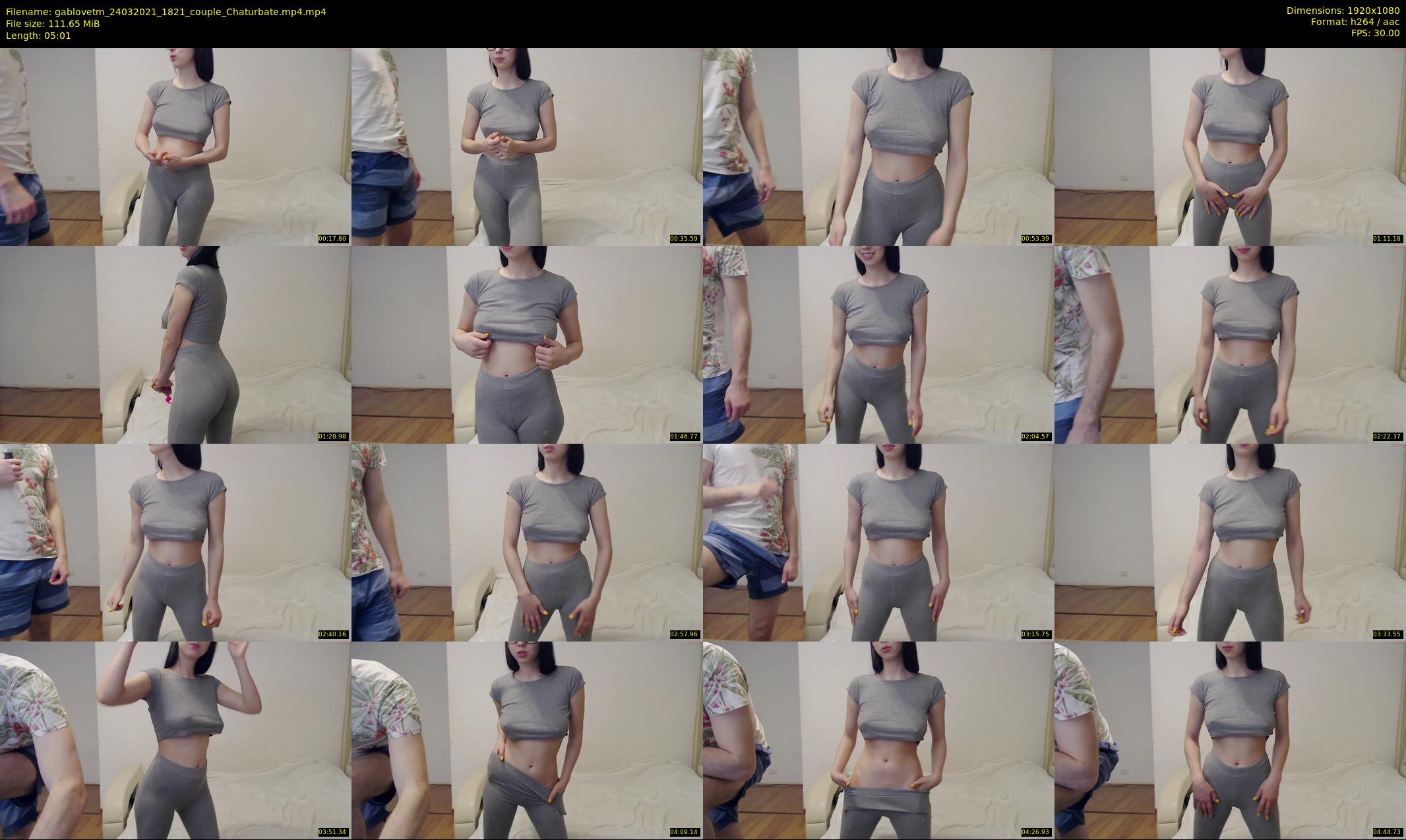 gablovetm — 6 minute Chaturbate couple cam show recording, 1080p, Mar 24, 2021