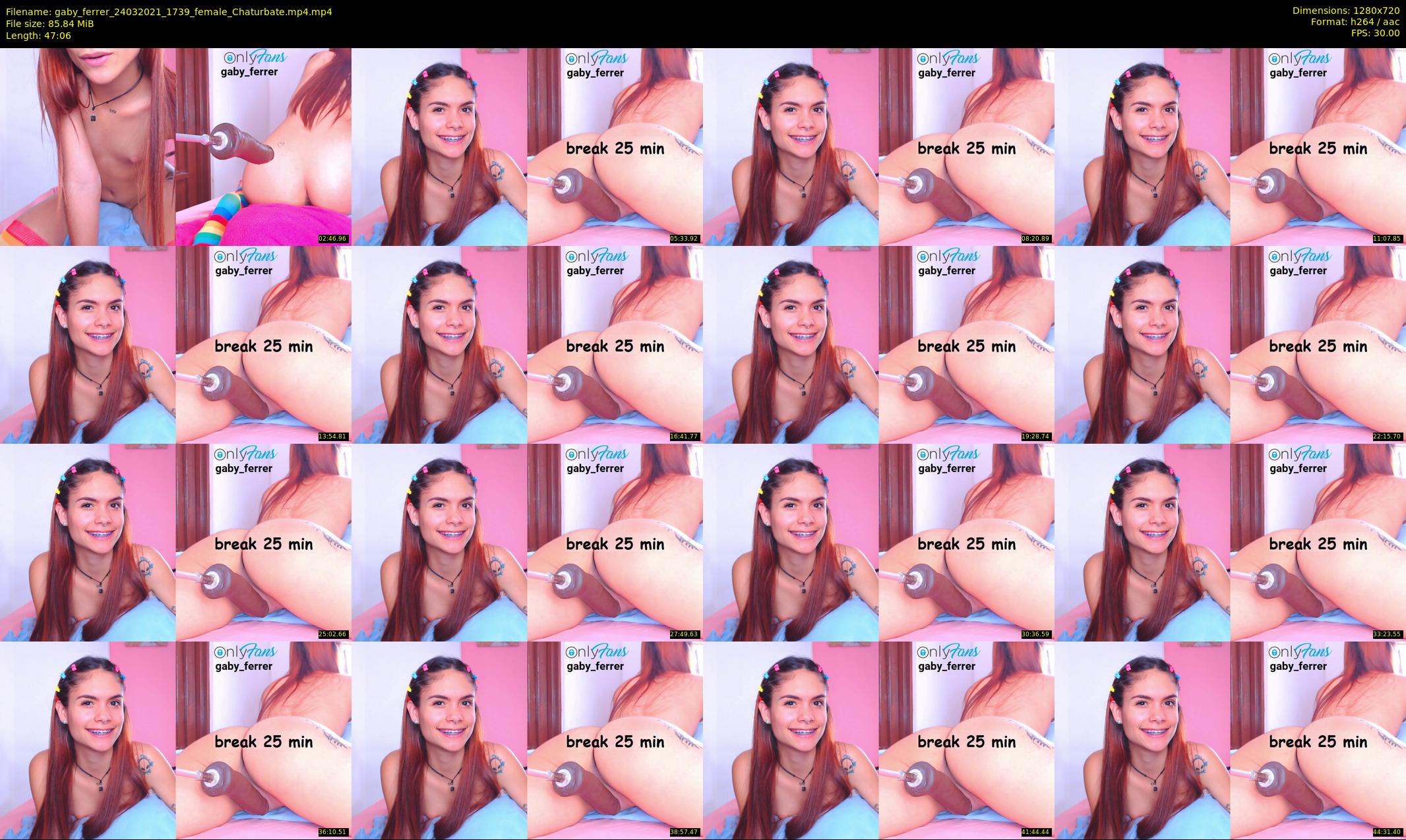 gaby_ferrer — 48 minute Chaturbate female cam show recording, 720p, Mar 24, 2021