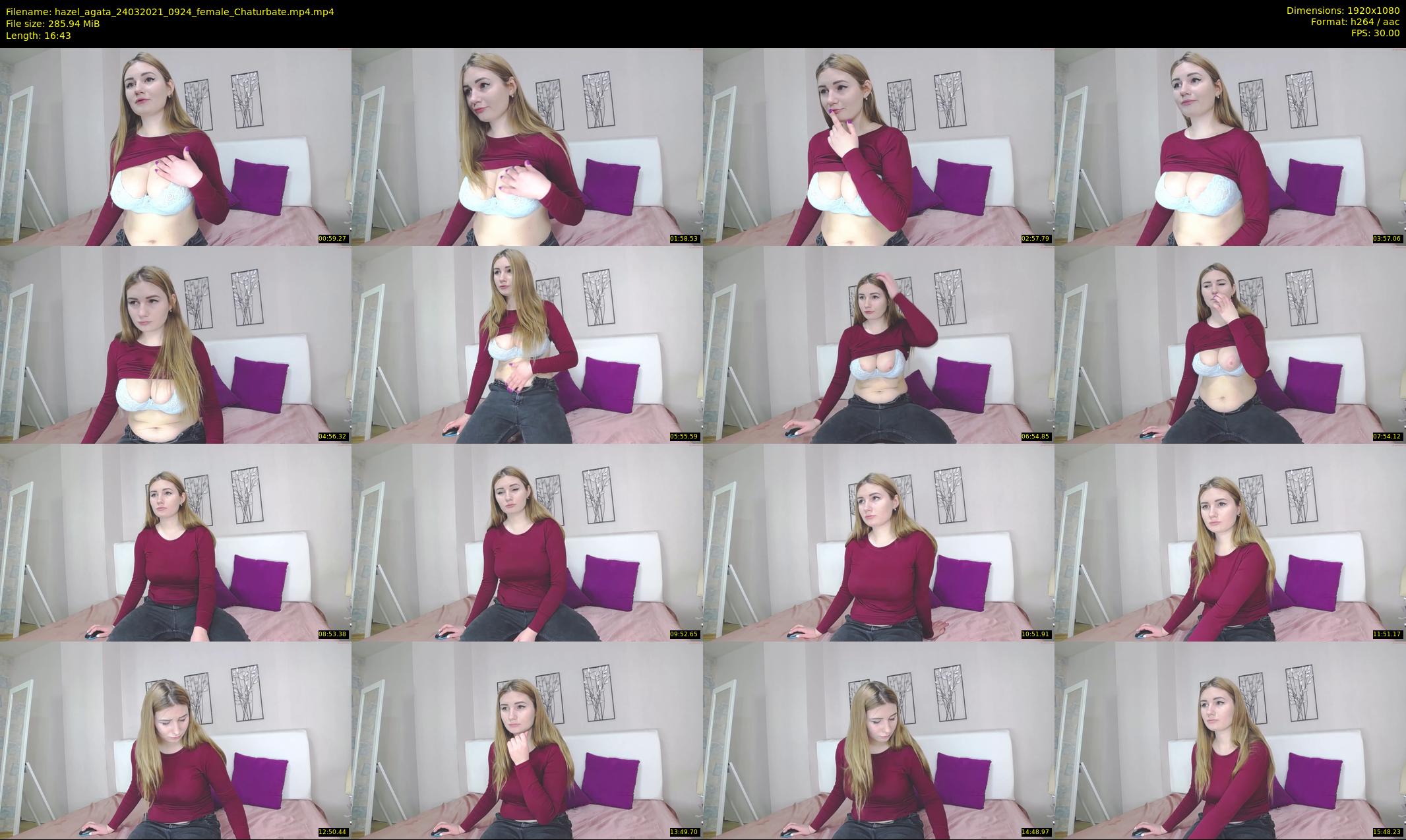 hazel_agata — 17 minute Chaturbate female cam show recording, 1080p, Mar 24, 2021