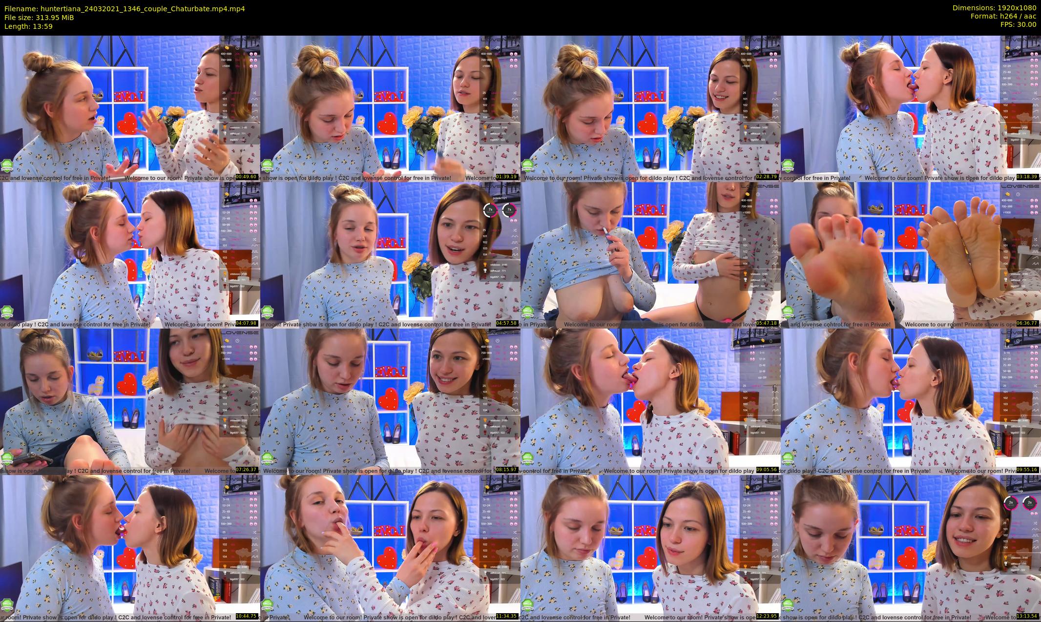 huntertiana — 14 minute Chaturbate female cam show recording, 1080p, Mar 24, 2021