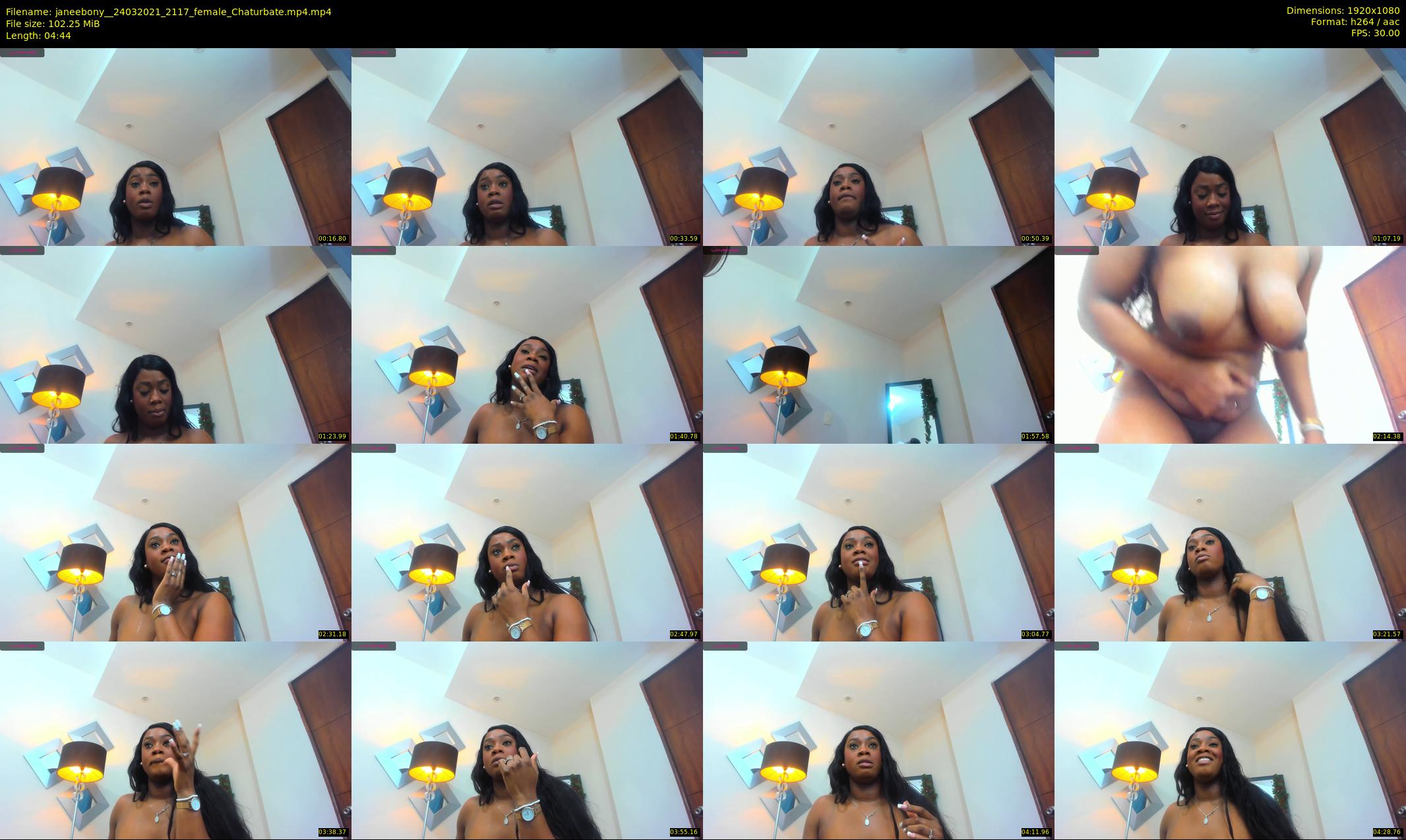 janeebony_ — 5 minute Chaturbate female cam show recording, 1080p, Mar 24, 2021
