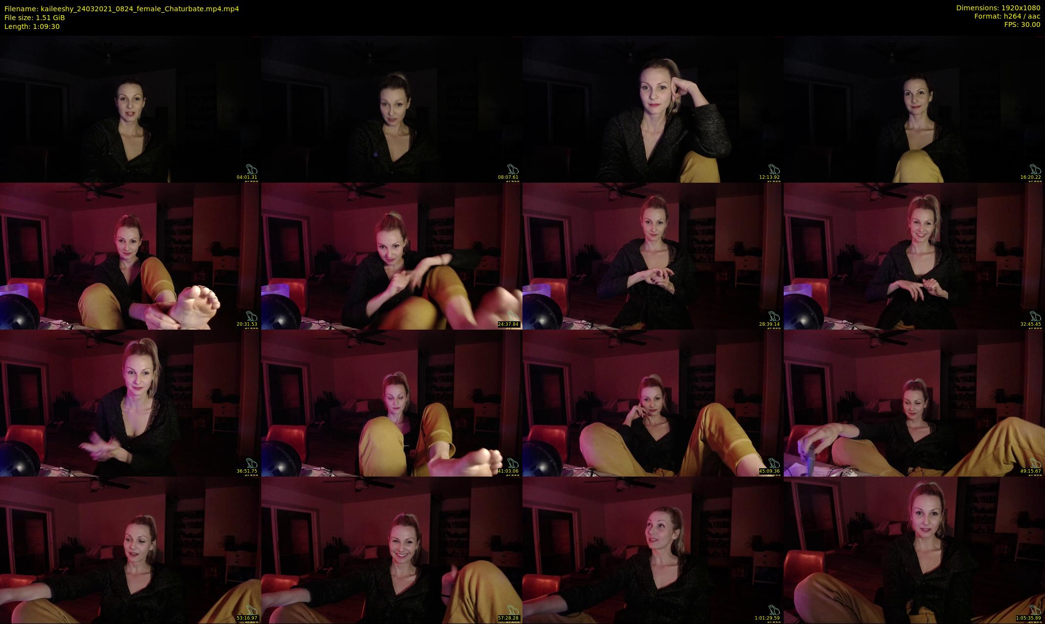 kaileeshy — 70 minute Chaturbate female cam show recording, 1080p, Mar 24, 2021