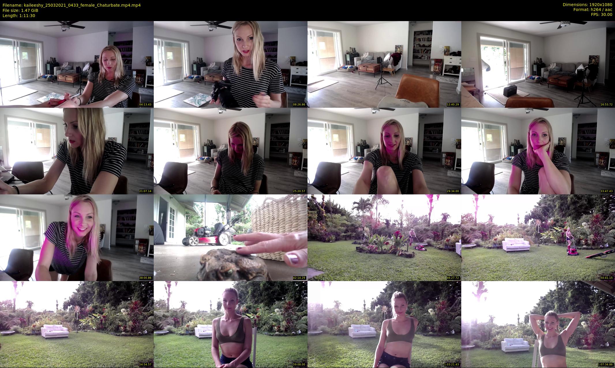 kaileeshy — 72 minute Chaturbate female cam show recording, 1080p, Mar 25, 2021