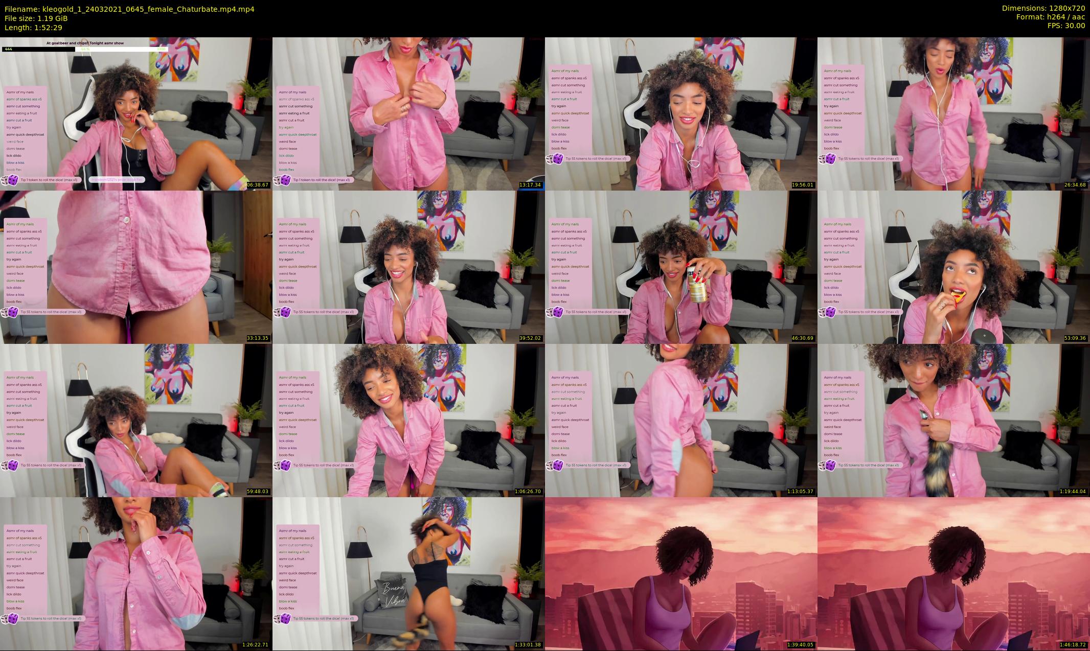 kleogold_1 — 113 minute Chaturbate female cam show recording, 720p, Mar 24, 2021