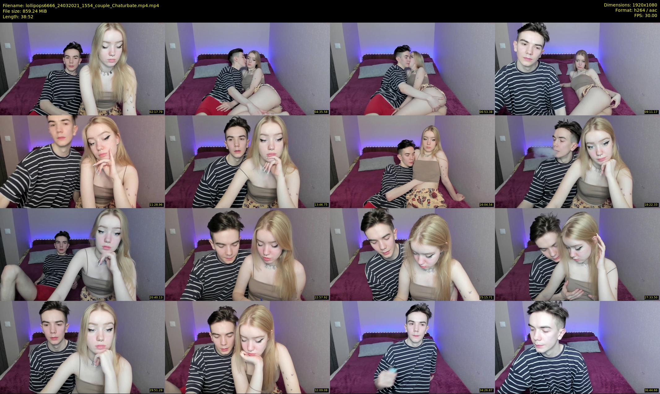 lollipops6666 — 39 minute Chaturbate couple cam show recording, 1080p, Mar 24, 2021