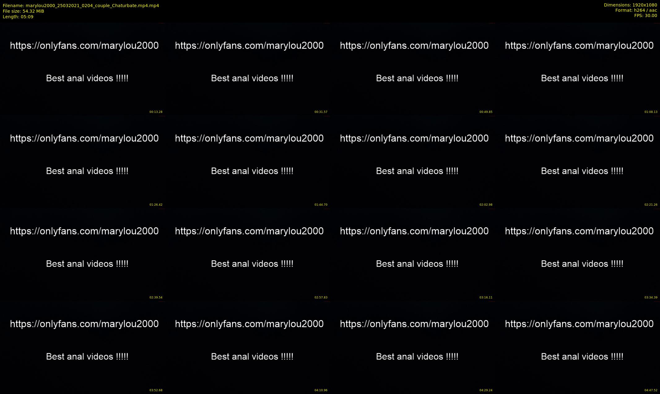marylou2000 — 6 minute Chaturbate couple cam show recording, 1080p, Mar 25, 2021