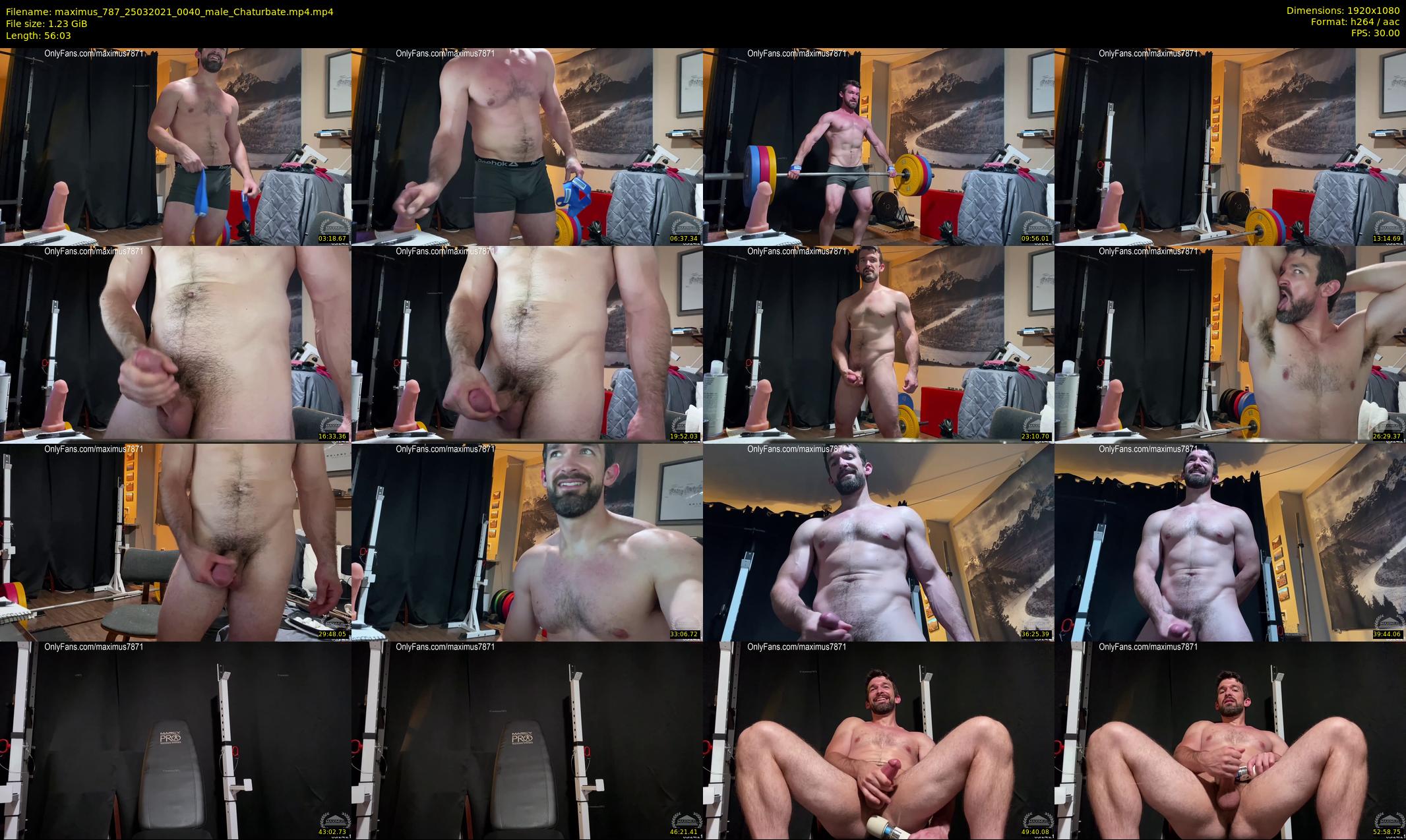maximus_787 — 57 minute Chaturbate male cam show recording, 1080p, Mar 25, 2021