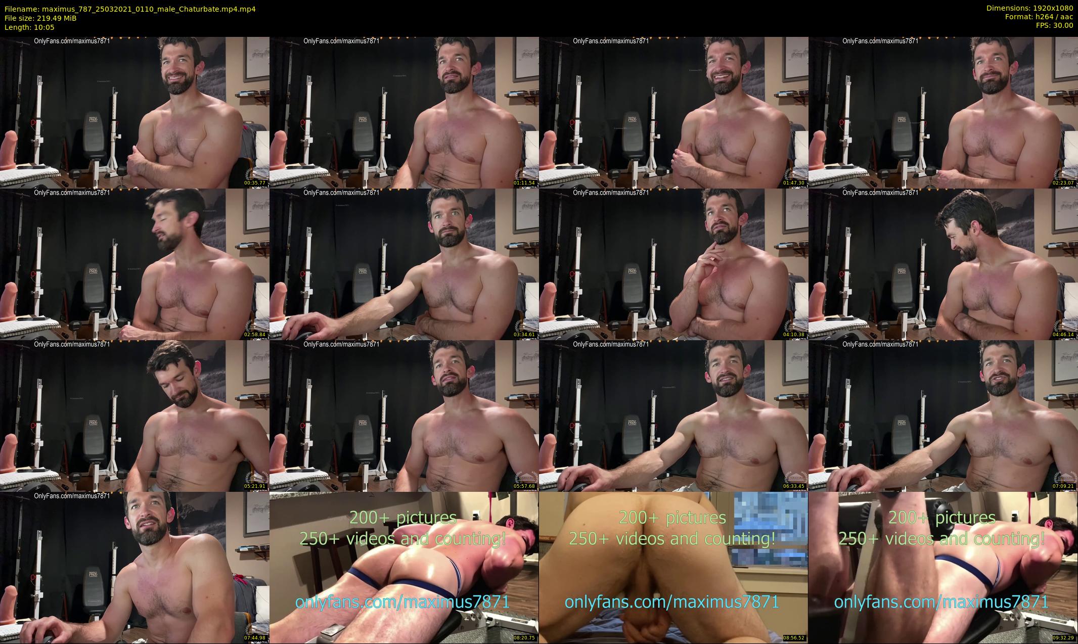 maximus_787 — 11 minute Chaturbate male cam show recording, 1080p, Mar 25, 2021