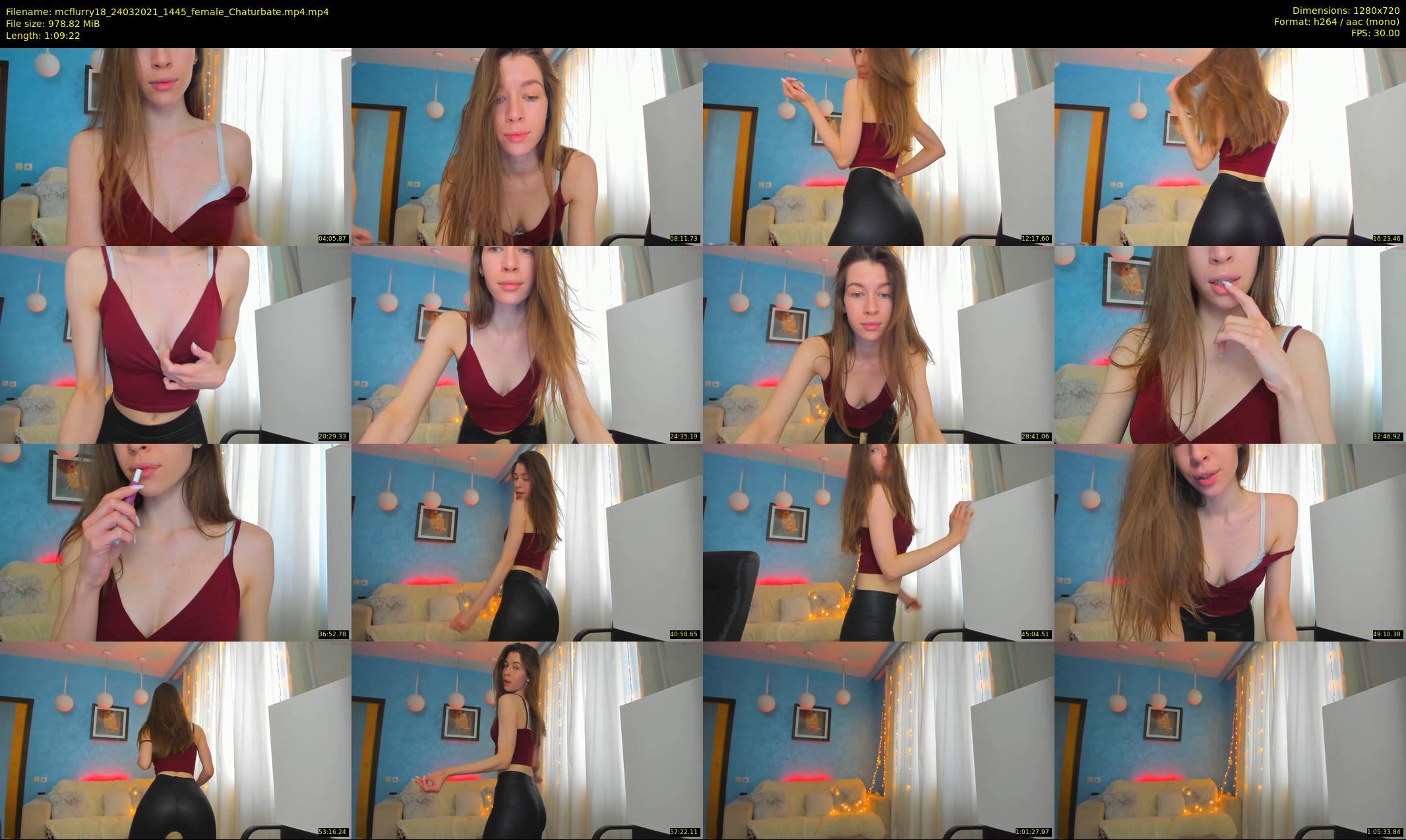 mcflurry18 — 70 minute Chaturbate female cam show recording, 720p, Mar 24, 2021