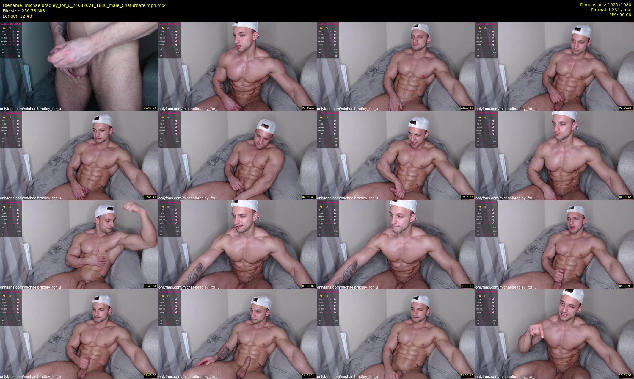 michaelbradley_for_u — 13 minute Chaturbate male cam show recording, 1080p, Mar 24, 2021