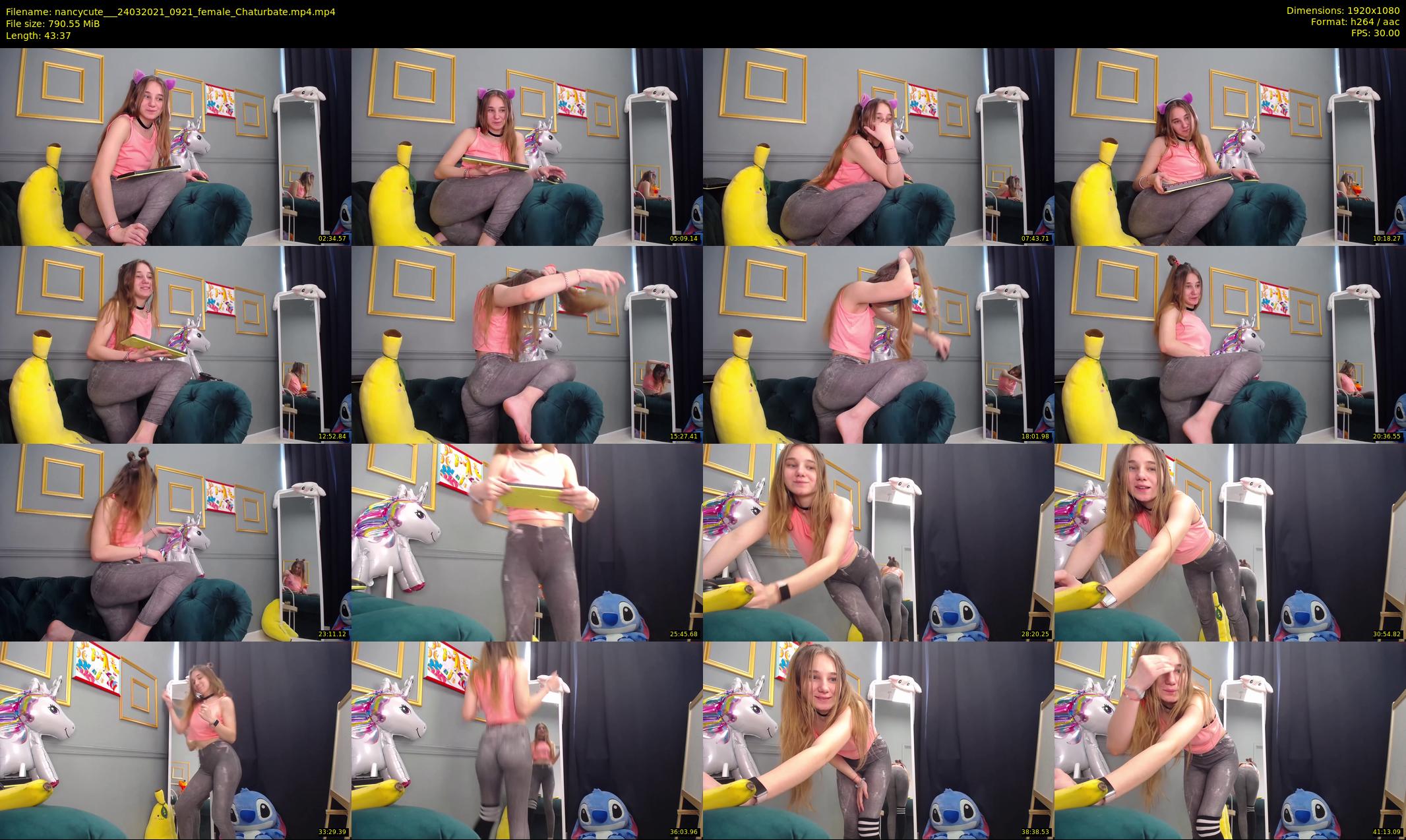 nancycute__ — 44 minute Chaturbate female cam show recording, 1080p, Mar 24, 2021