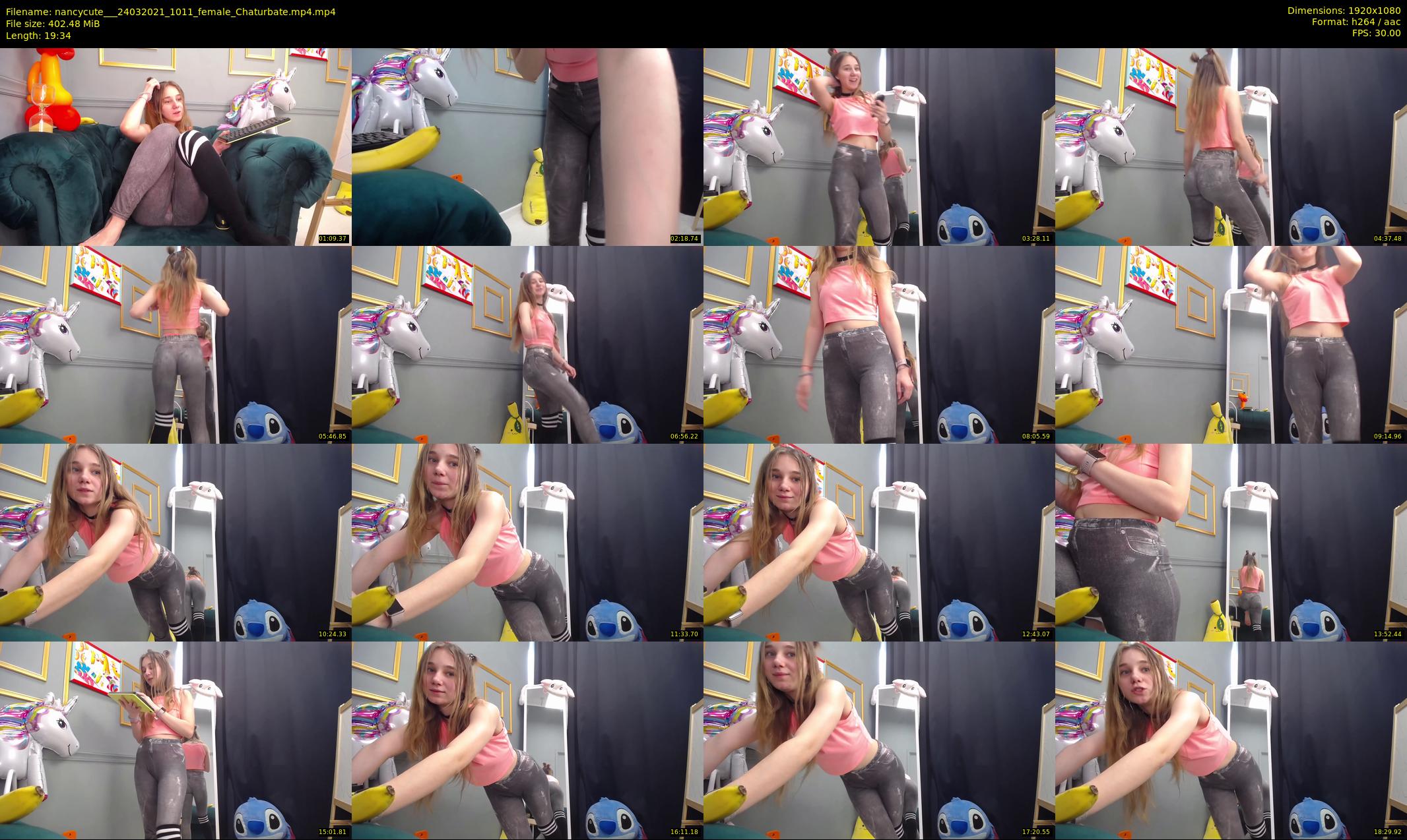 nancycute__ — 20 minute Chaturbate female cam show recording, 1080p, Mar 24, 2021
