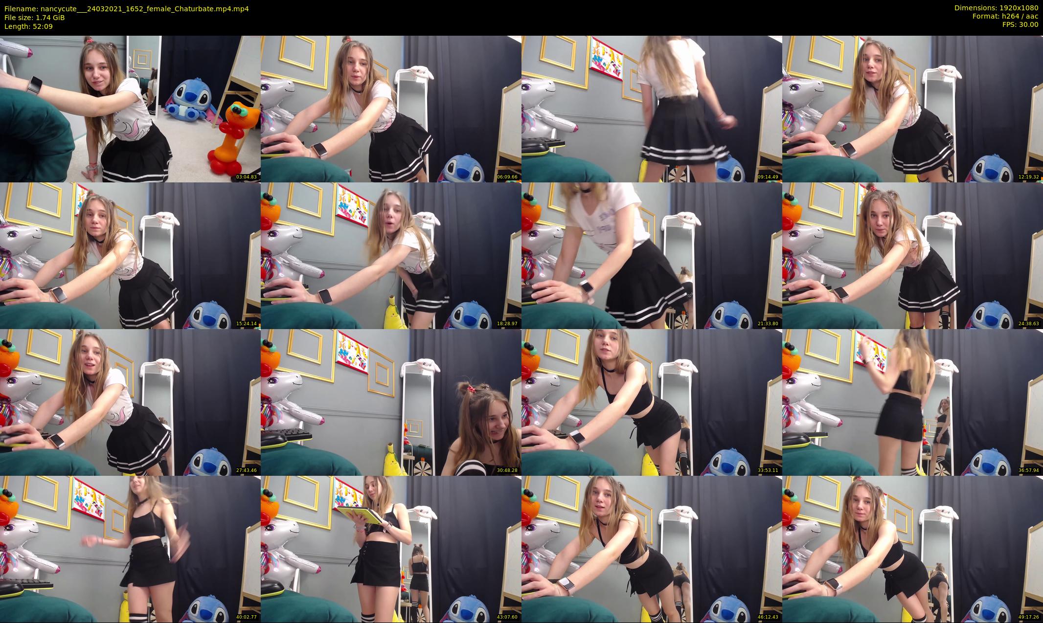 nancycute__ — 53 minute Chaturbate female cam show recording, 1080p, Mar 24, 2021