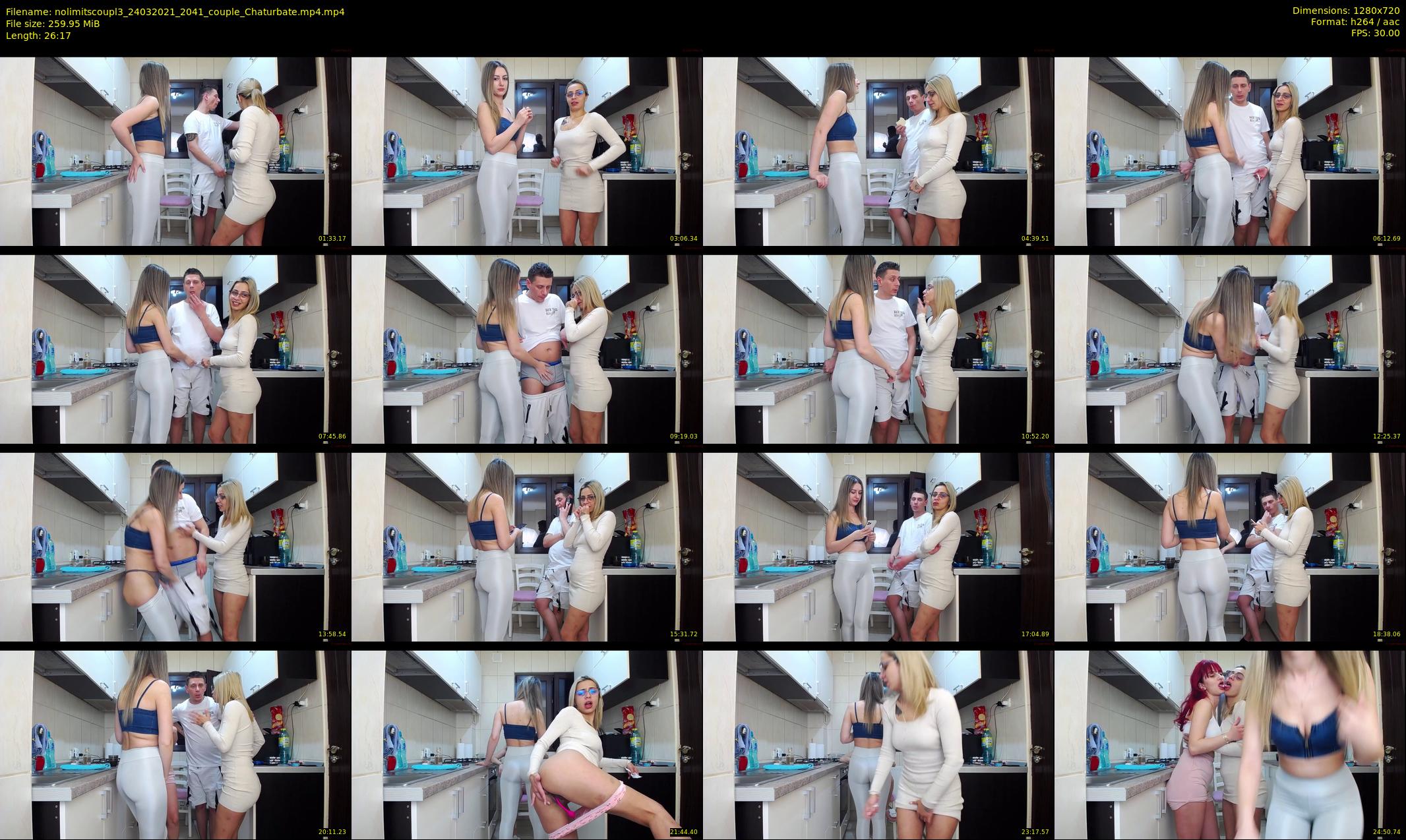 nolimitscoupl3 — 27 minute Chaturbate couple cam show recording, 720p, Mar 24, 2021