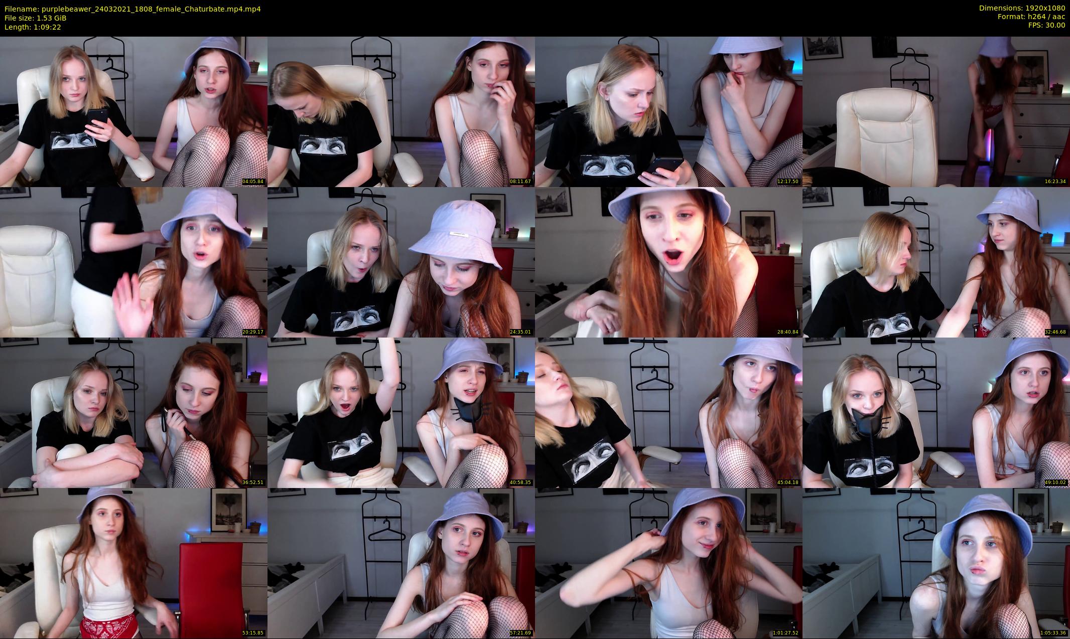 purplebeawer — 70 minute Chaturbate female cam show recording, 1080p, Mar 24, 2021